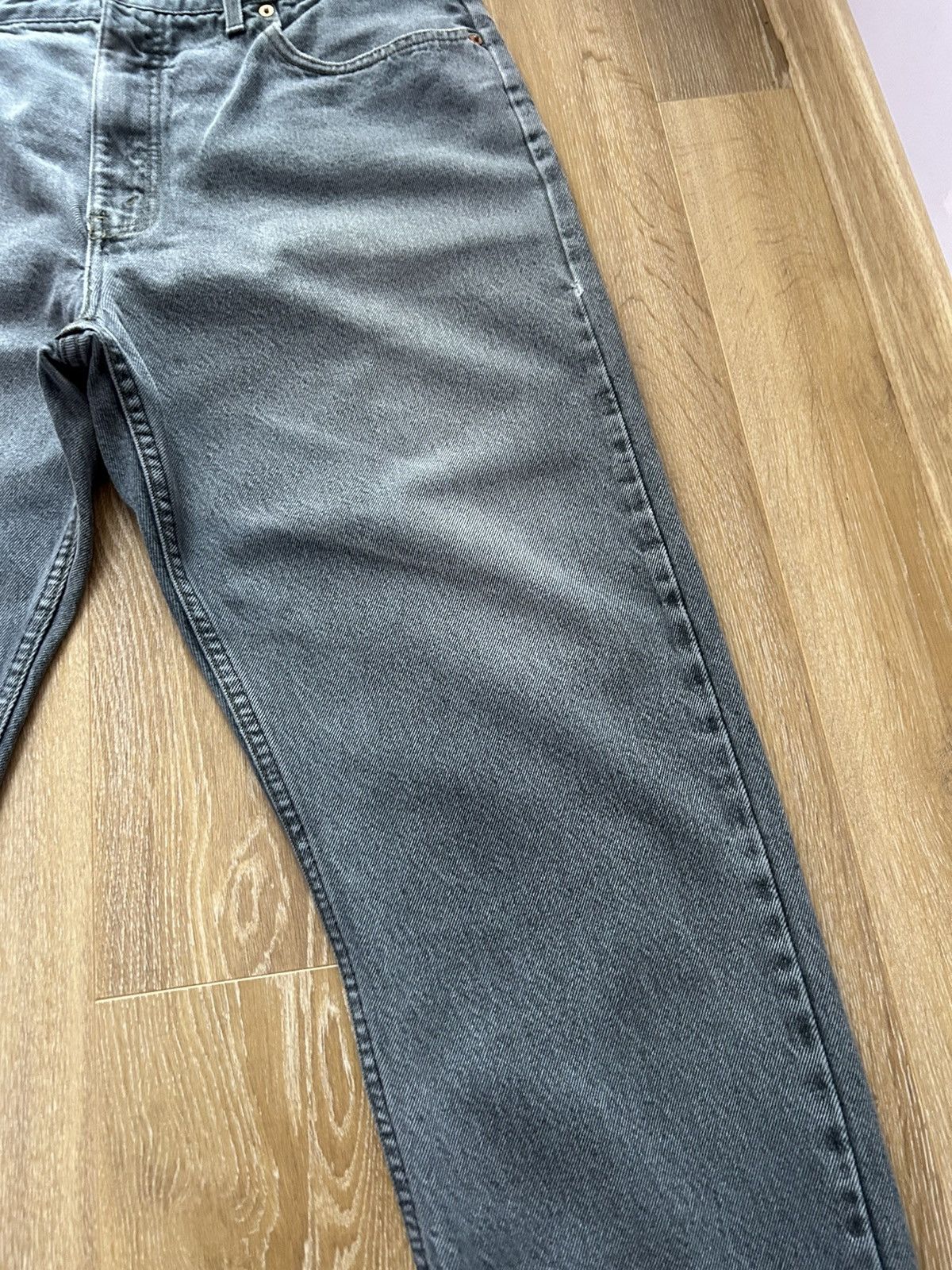Levi's × Levi's Vintage Clothing × Vintage 🔥VINTAGE BAGGY LEVIS 615 ASH GRAY DENIM JEANS 1997🔥 Size US 38 / EU 54 - 10 Thumbnail