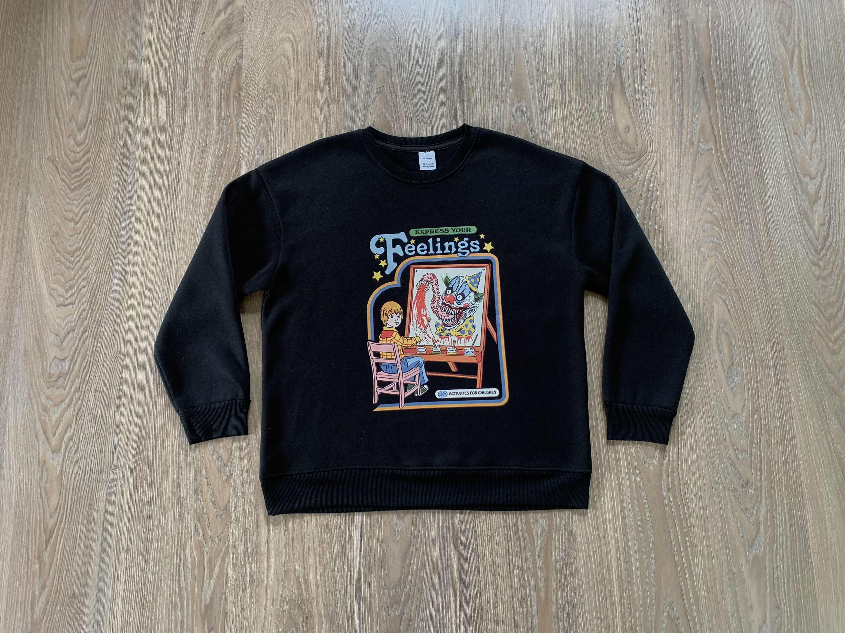 Expert Horror Humor Activities For Children Black Sweatshirt Size US M / EU 48-50 / 2 - 2 Thumbnail