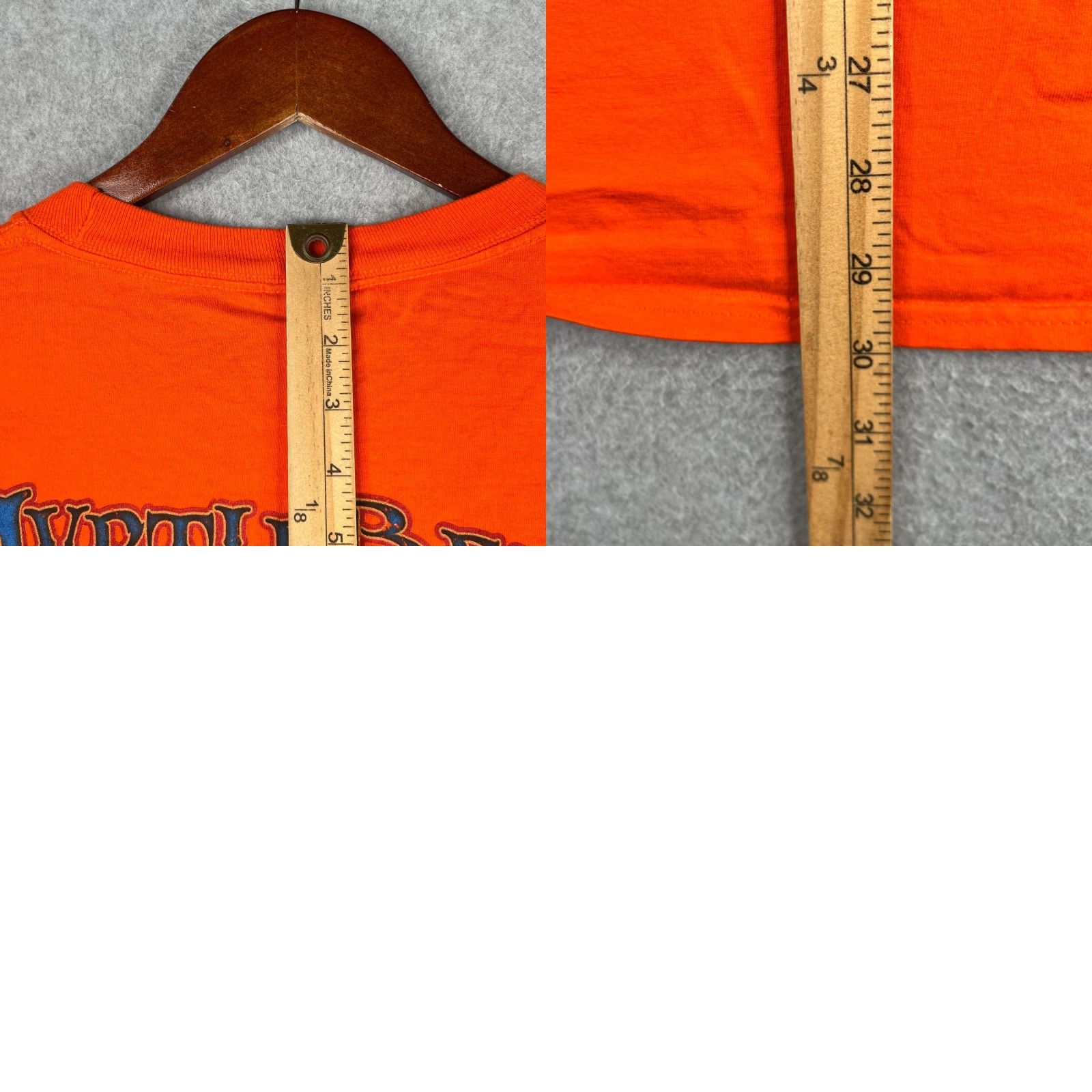 Harley Davidson Harley-Davidson Myrtle Beach Graphic Print T Shirt XL Orange Biker Men Shirt Short Sleeve Crew Neck Graphic Print Double-Sided T-Shirt Size US XL / EU 56 / 4 - 8 Thumbnail