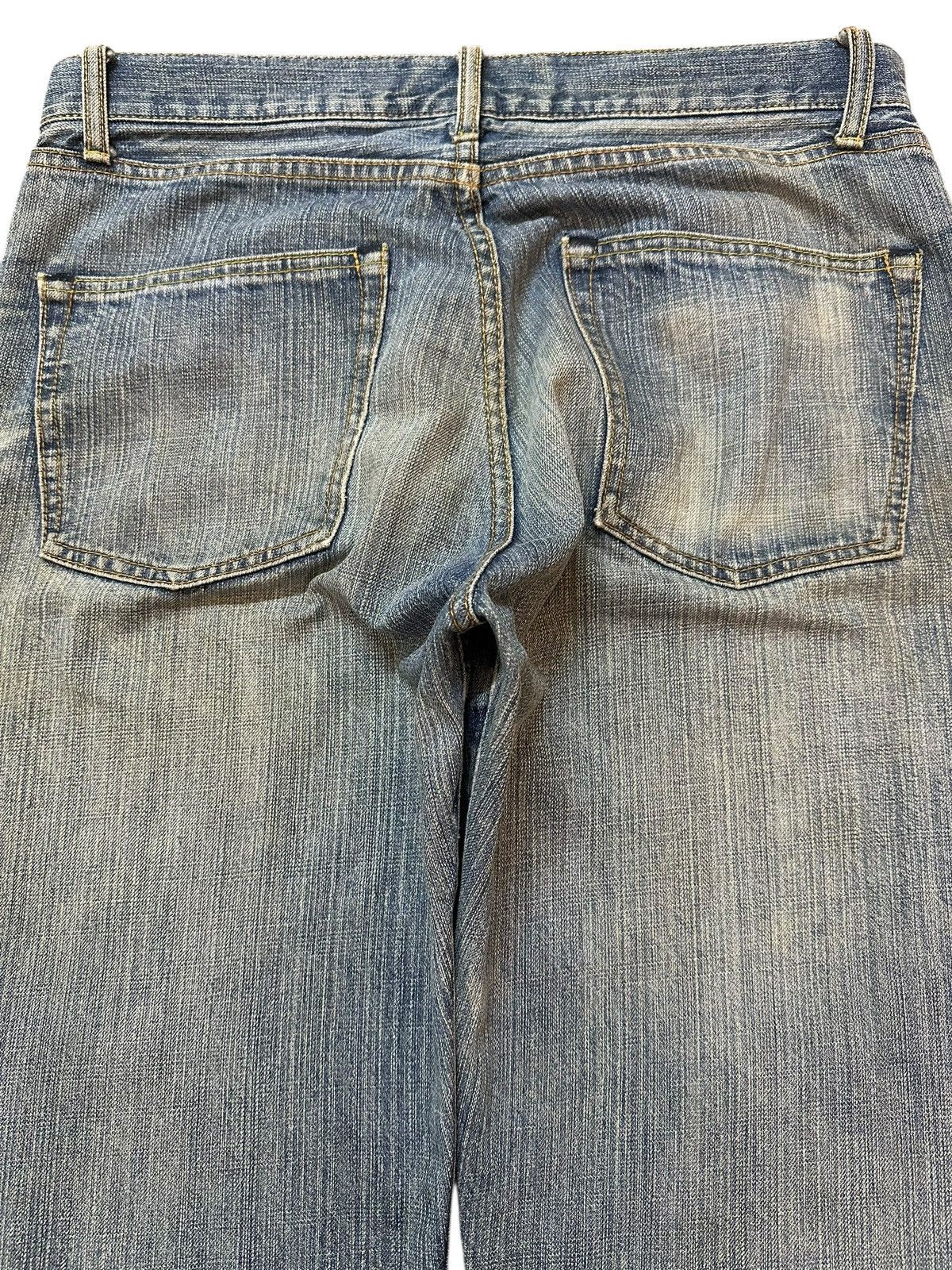 Japanese Brand Vintage Japanese Mud Wash Faded Distress Style Baggy Jeans Size US 32 / EU 48 - 5 Thumbnail