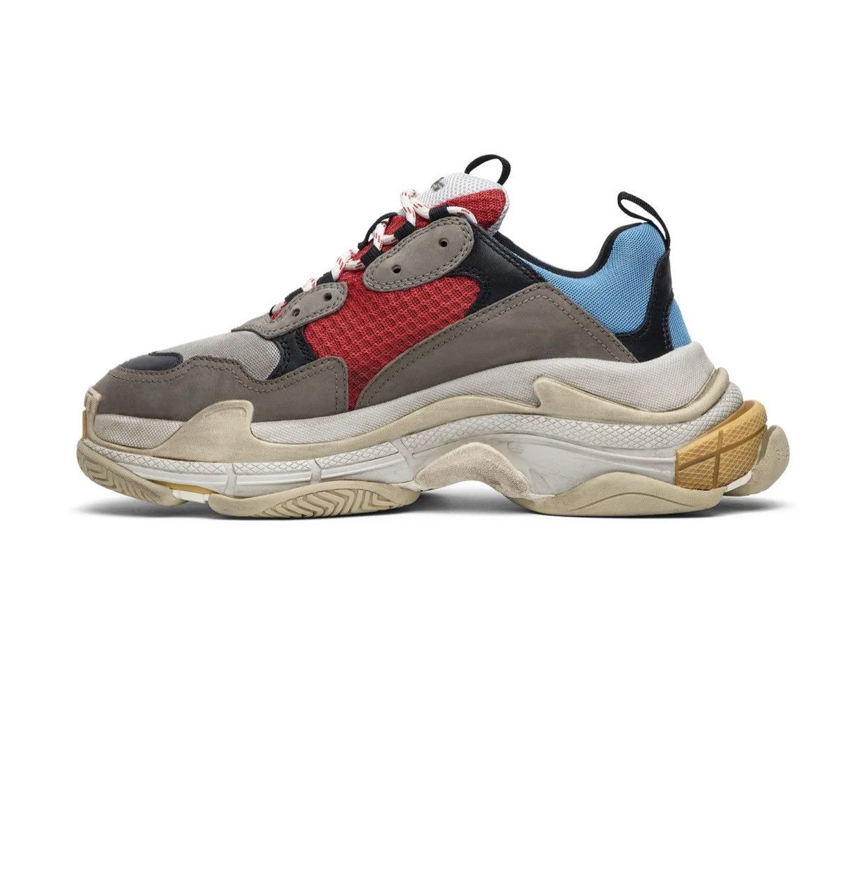 Balenciaga Balenciaga Triple S Sneaker 'Blue Red' 2018 Mens Size 12 New Size US 12 / EU 45 - 4 Thumbnail