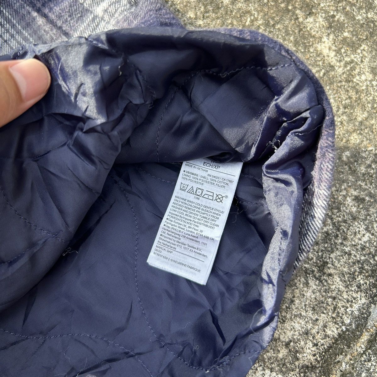 Gap × Vintage Gap Flannel Plaid Quilted Lined Shirt Jacket nice detail Size US XXS / EU 40 - 7 Thumbnail