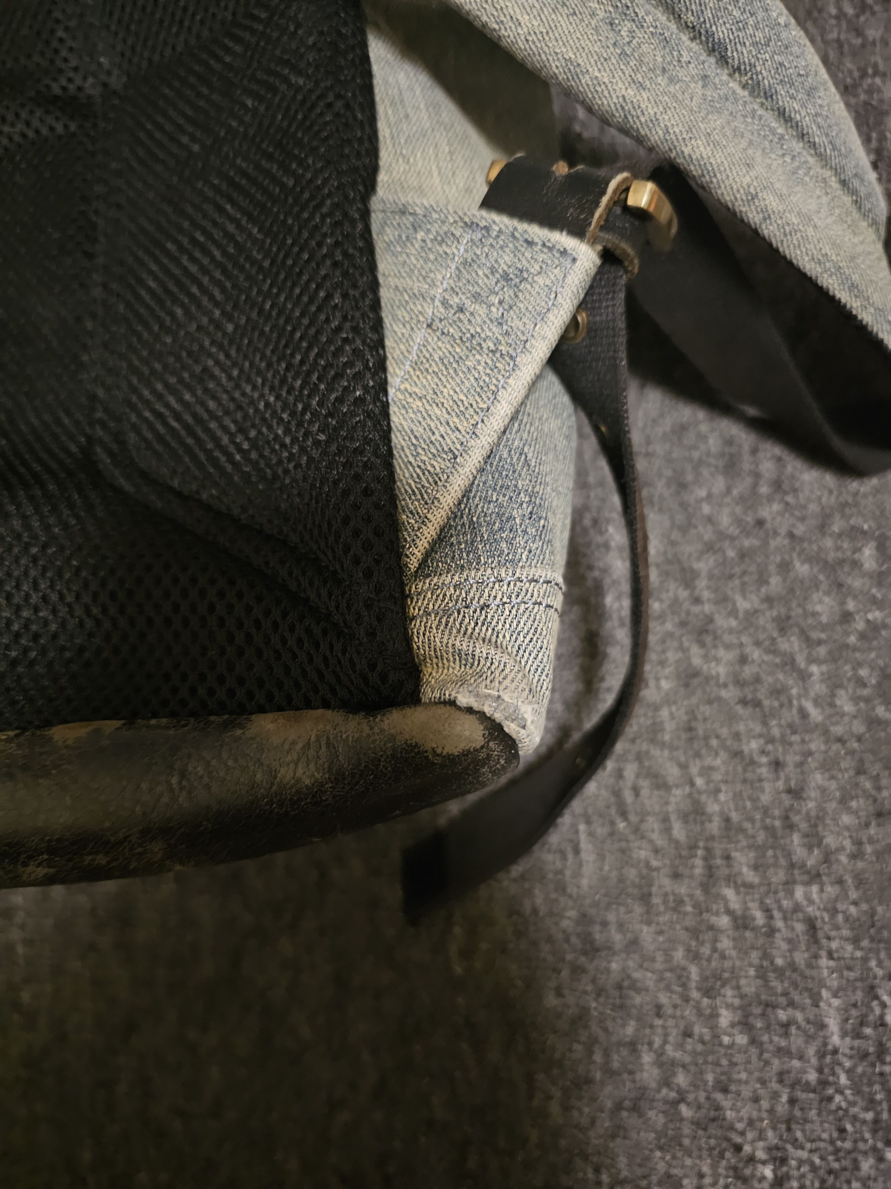 Diesel Diesel Men's Denim Backpack Size 32 - 5 Thumbnail