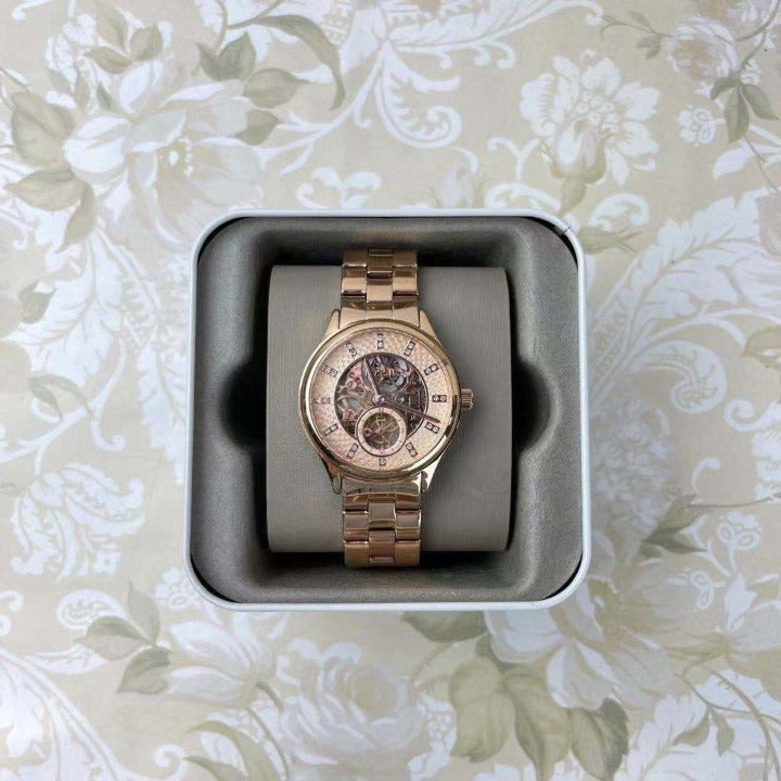 Fossil Fossil BQ3651 Modern Sophisticate Automatic Rose Gold Watch Size ONE SIZE - 1 Thumbnail