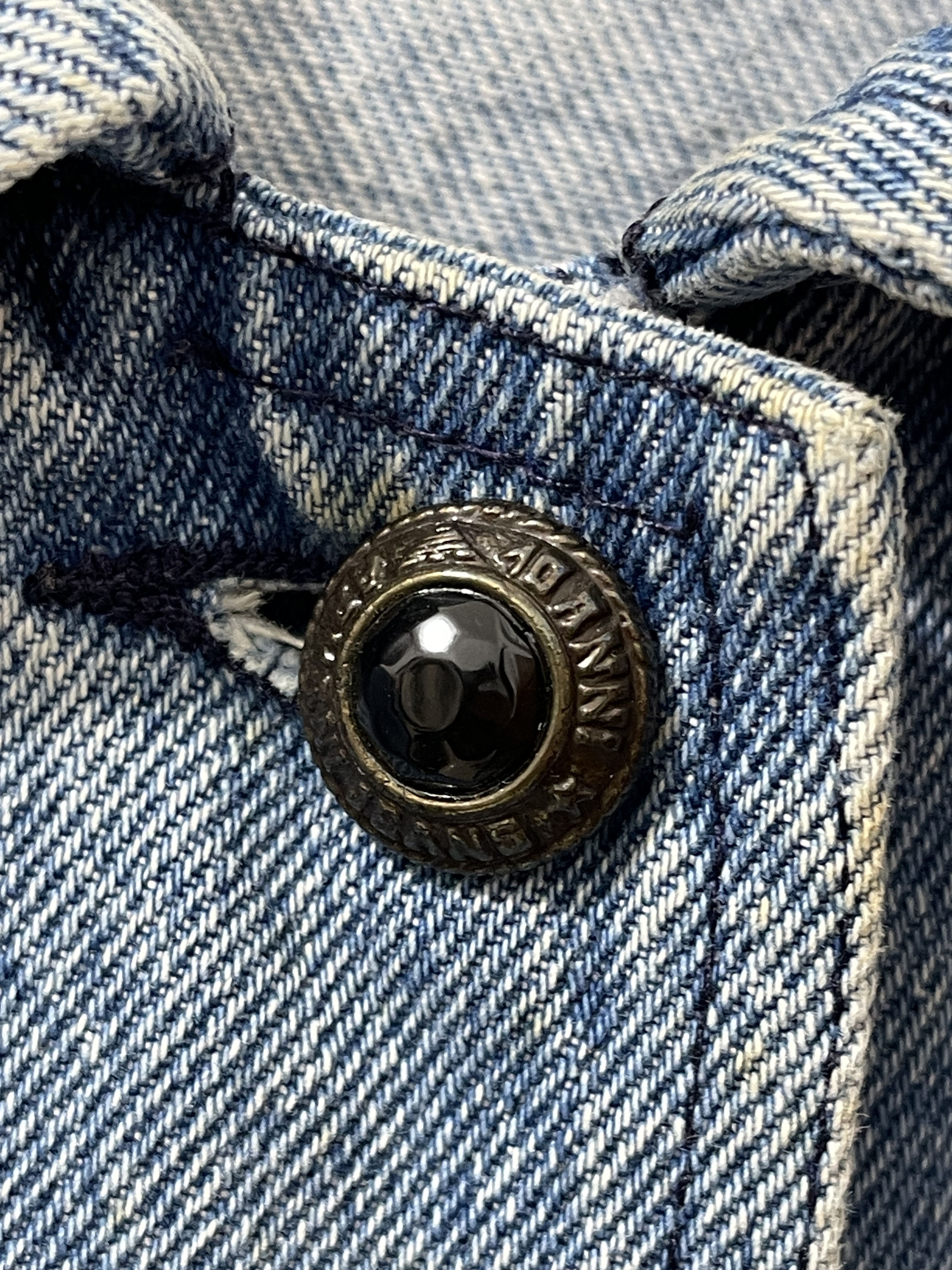 Armani Vintage 80s Armani Jeans Archive 10th Anniv Denim Jacket Size US S / EU 44-46 / 1 - 10 Thumbnail
