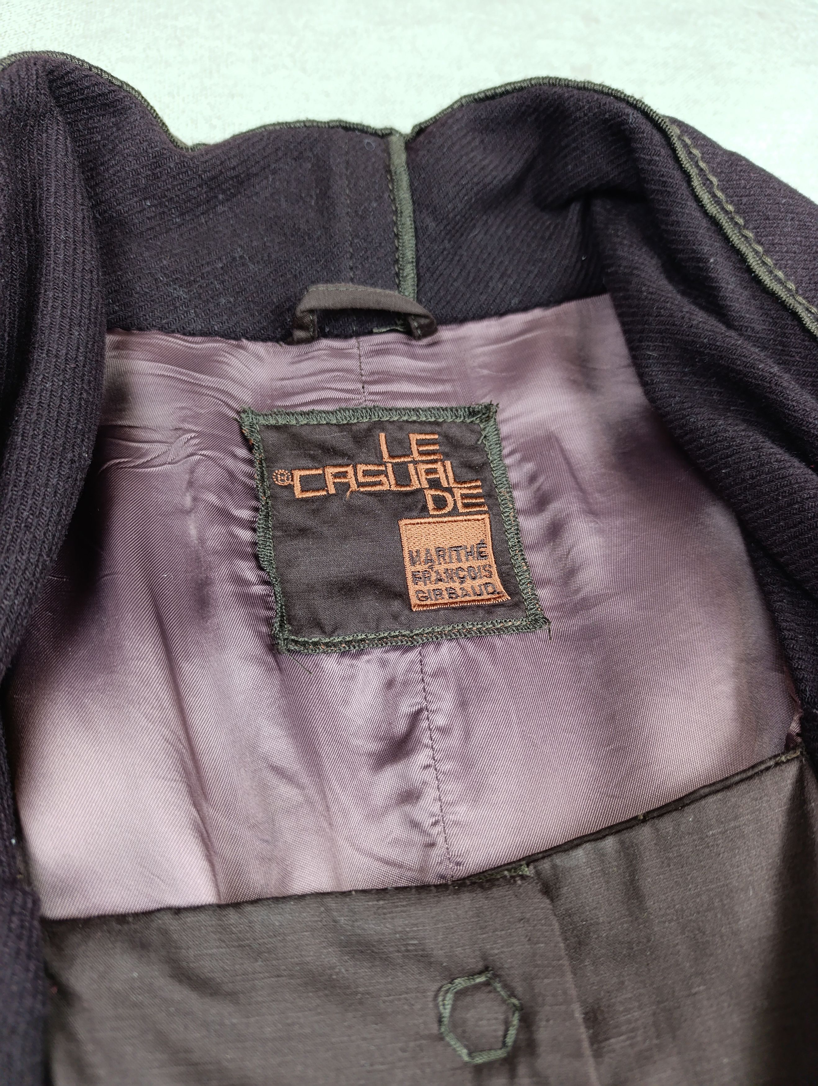 Marithe + Francois Girbaud MARITHE FRANCOIS GIRBAUD AVANT GARDE WOOL CORSET WOMENS COAT Size L / US 10 / IT 46 - 5 Thumbnail