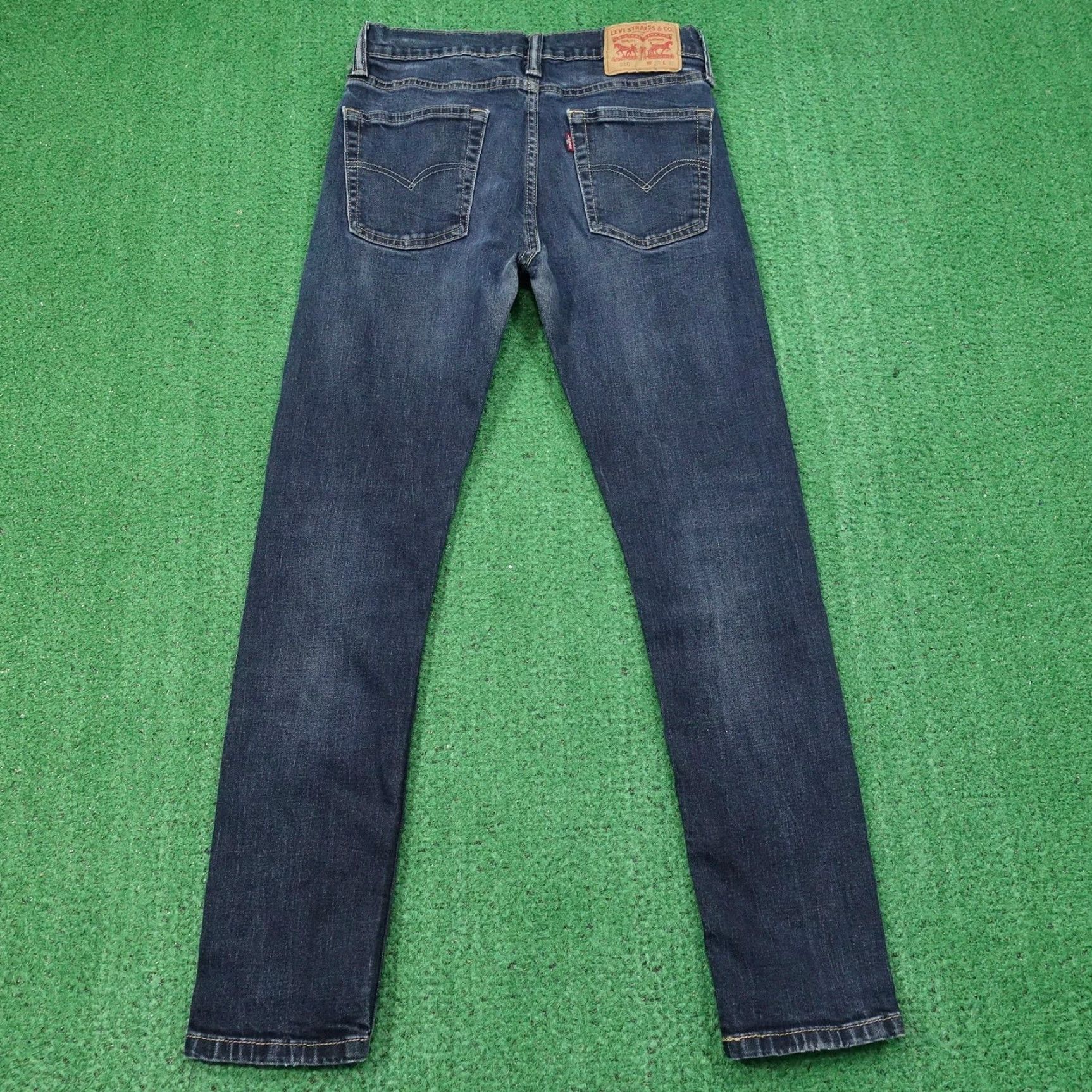 Levi's VINTAGE Levi's 510 Jeans Mens Slim Fit Skinny Denim Pants 29x30 Blue Cotton Elastane W29 L30 Size US 29 - 4 Thumbnail