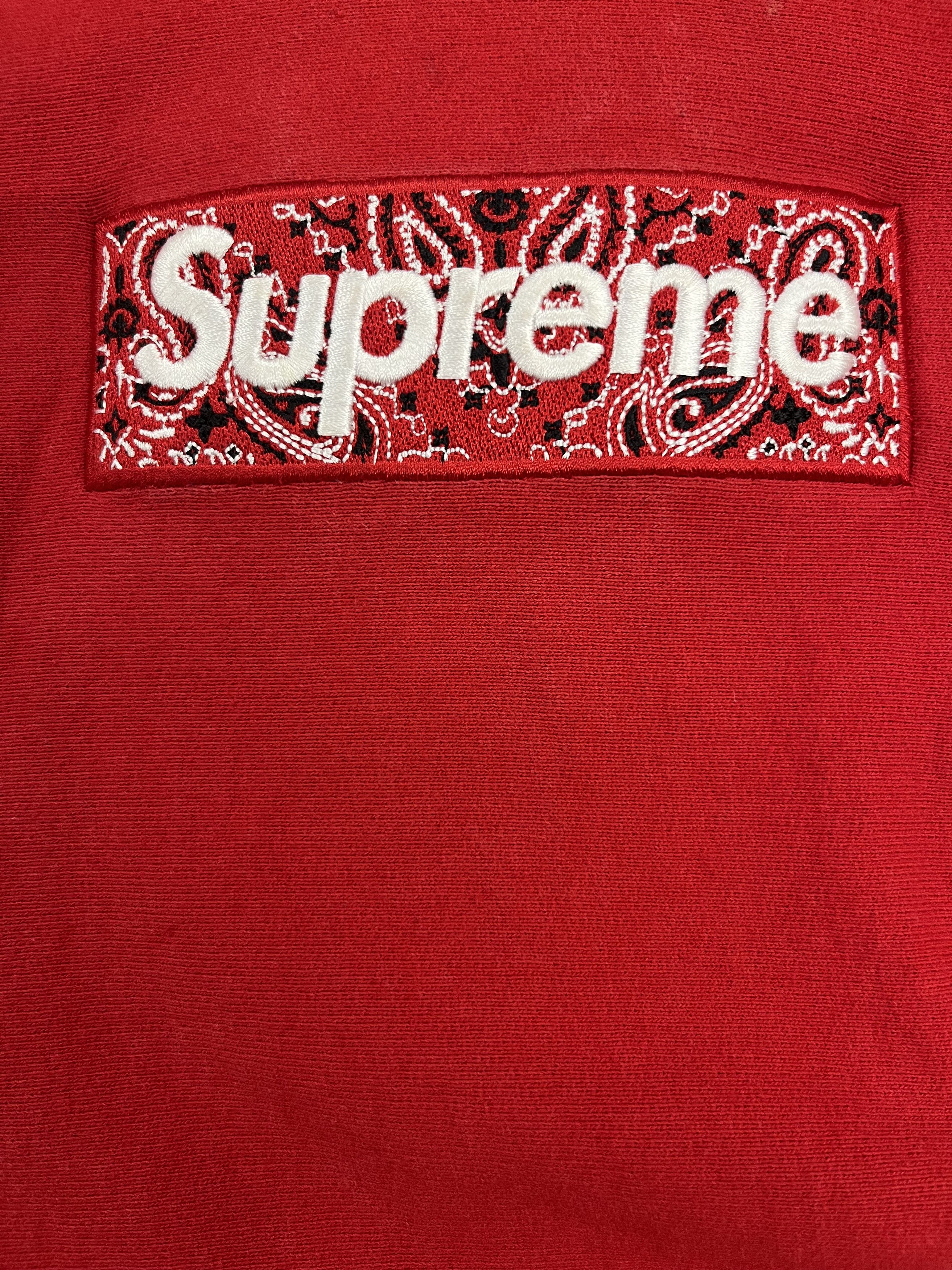 Supreme Supreme Bandana Box Logo Hoodie Size US L / EU 52-54 / 3 - 3 Thumbnail