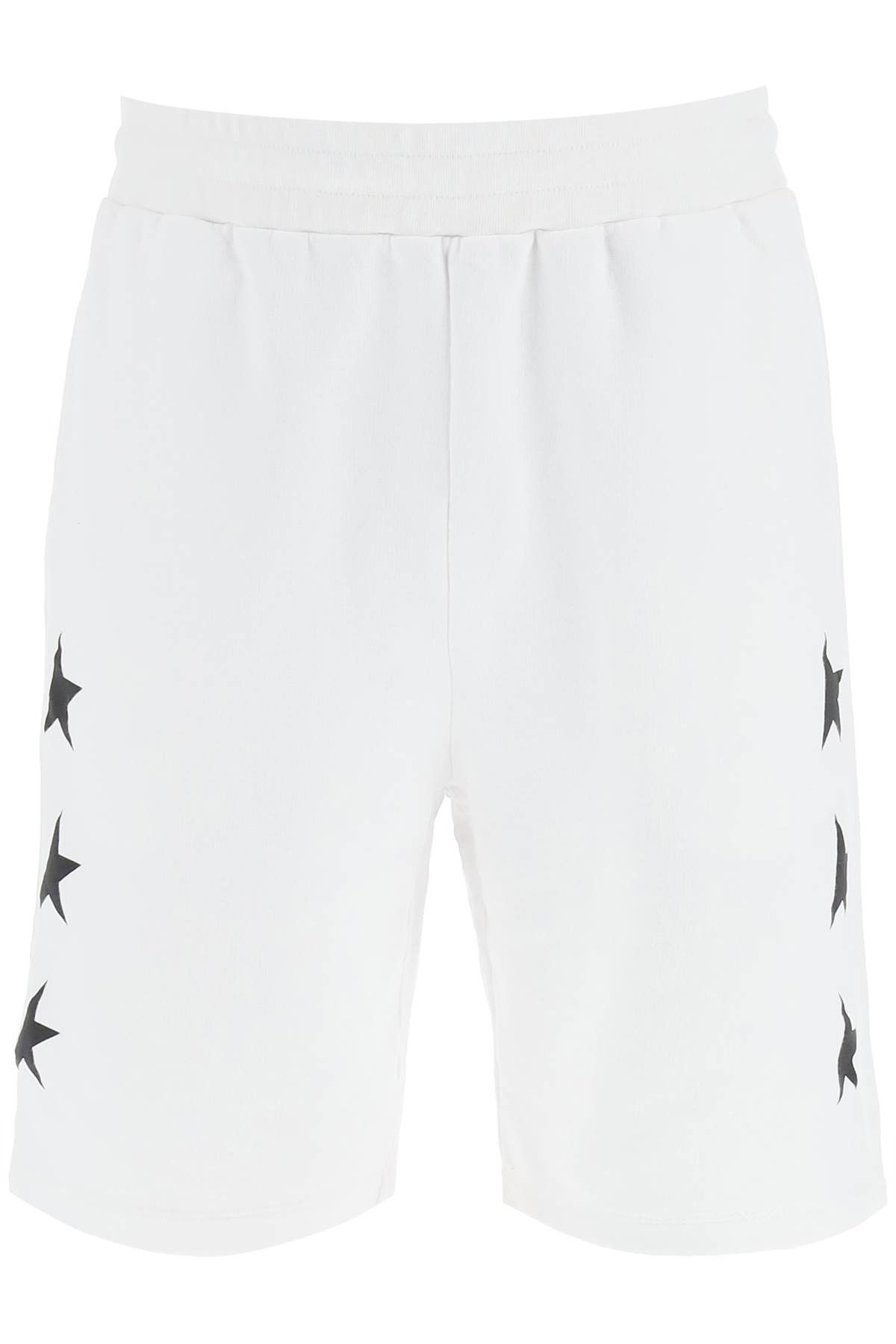 image of Golden Goose Diego Star Short Sweatpants Size L For Men in White