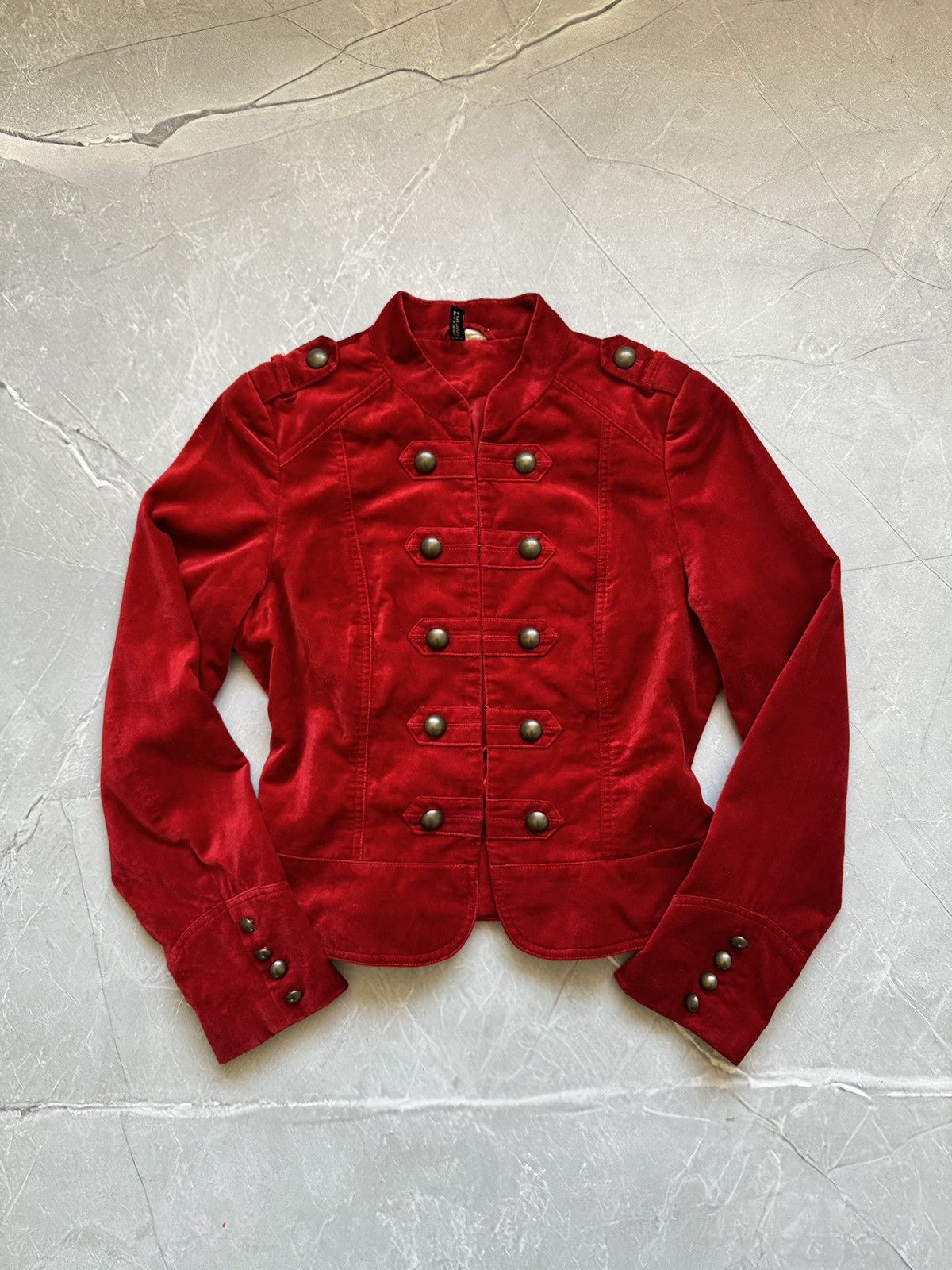 Hysteric Glamour Vintage Military Napoleon Velour Jacket PPFM Balmain Style Size M / US 6-8 / IT 42-44 - 1 Thumbnail