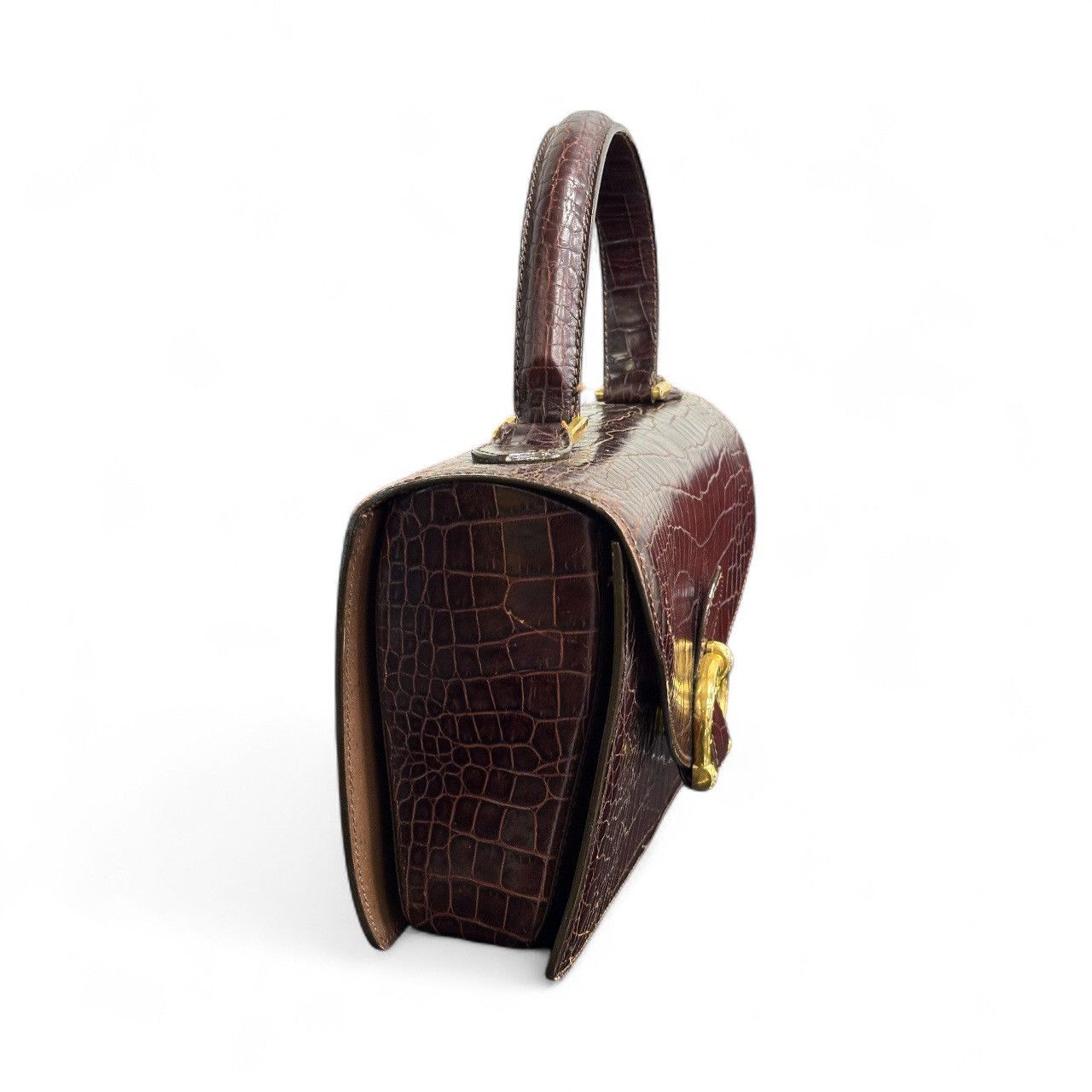 Other Lancer Paris crocodile vintage top-handle bag Size ONE SIZE - 5 Thumbnail