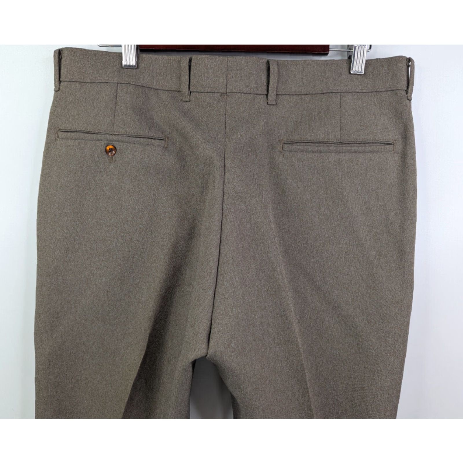 Levi's VINTAGE Levi's Action Slacks Pants Men 35x31 Brown Zipper 5-Pocket Design Dress Business Casual Workwear Slacks Mens Levi's Size US 35 - 5 Thumbnail