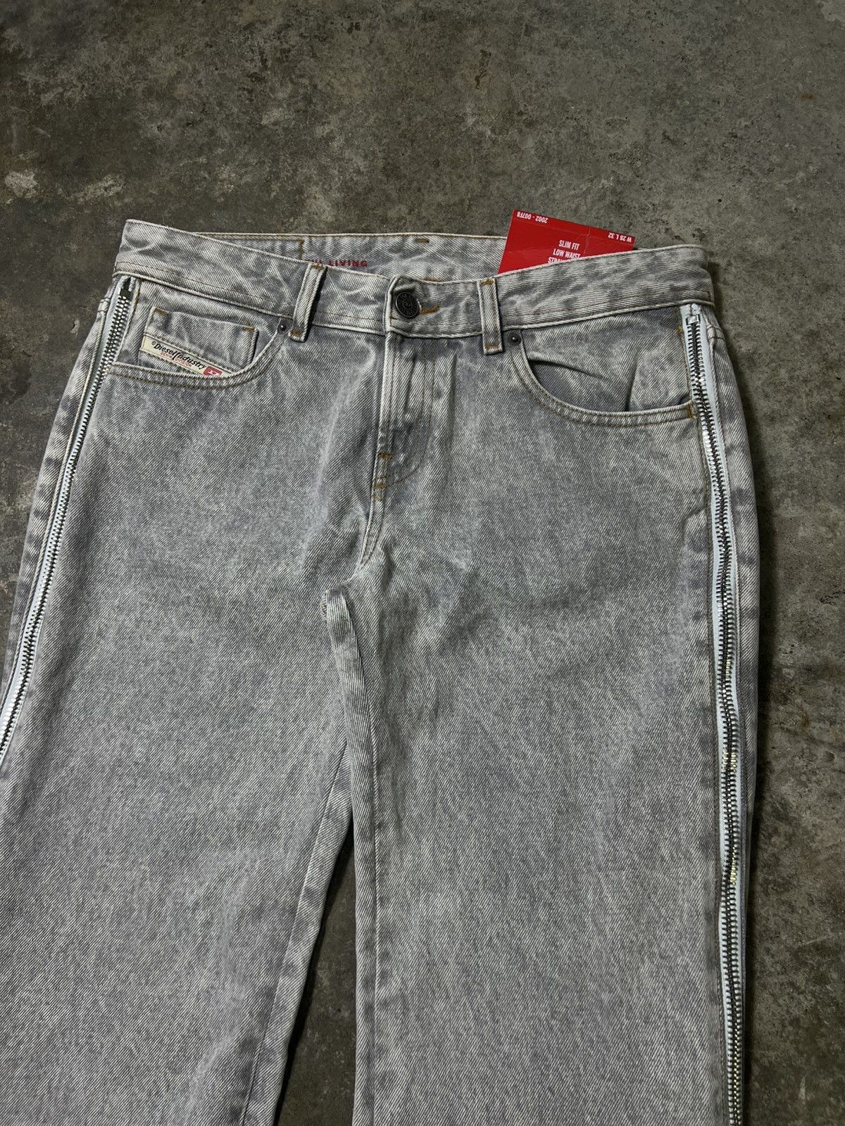 Diesel Diesel - FW/22 - Double Zip Denim Pants Size US 32 / EU 48 - 4 Thumbnail