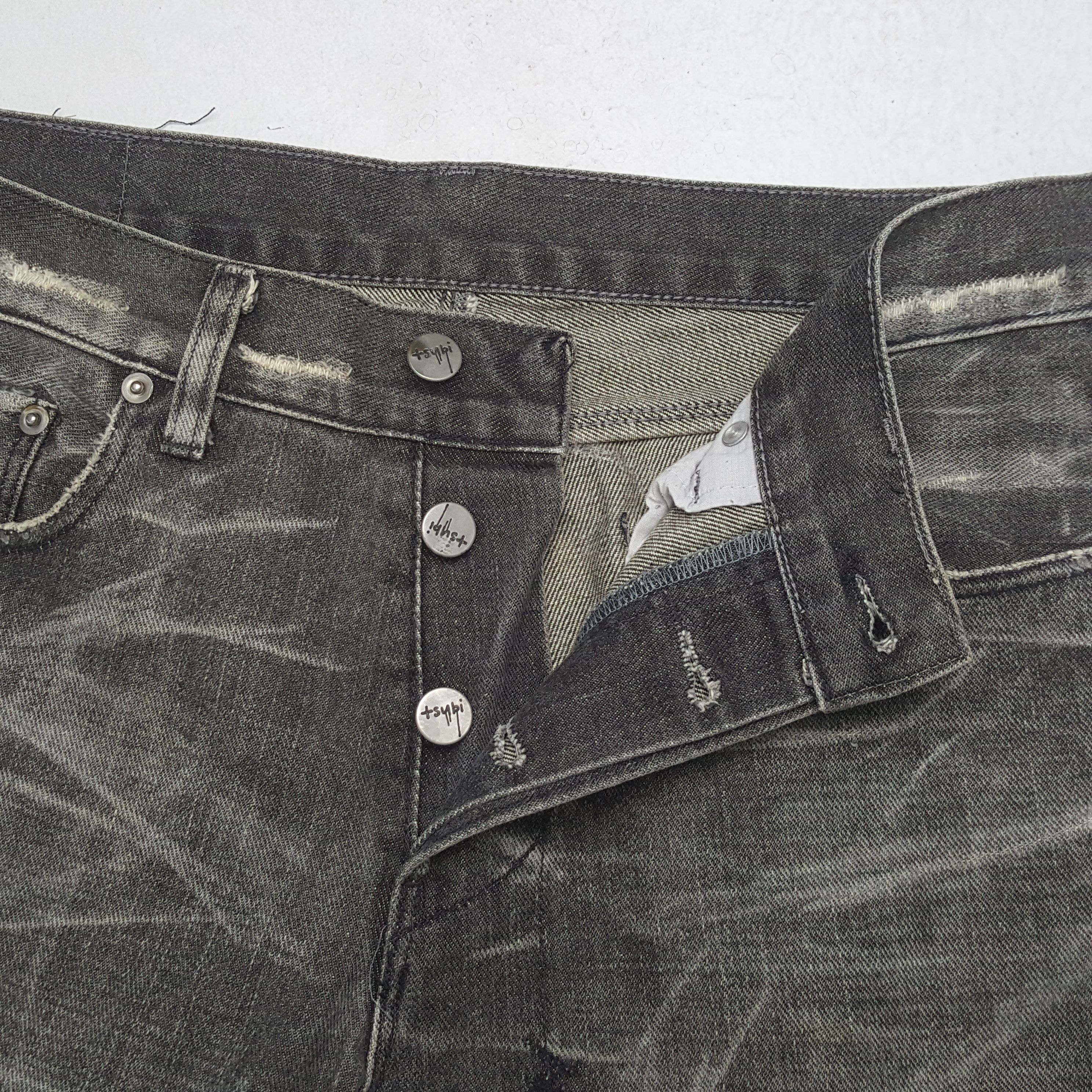 Ksubi Vintage Ksubi Fashion Designer Brand Distressed Jeans RR12 Size US 33 - 15 Thumbnail