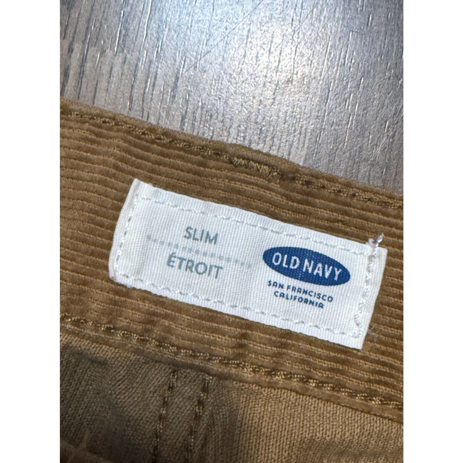 Old Navy Old Navy Pants Men Slim Fit Straight Leg 34x34 Brown Velvet Corduroy Casual Pants Mens Brown Velvet Slim Fit Straight Leg 34x34 Regular Weight: 34x34 Size US 34 / EU 50 - 4 Thumbnail