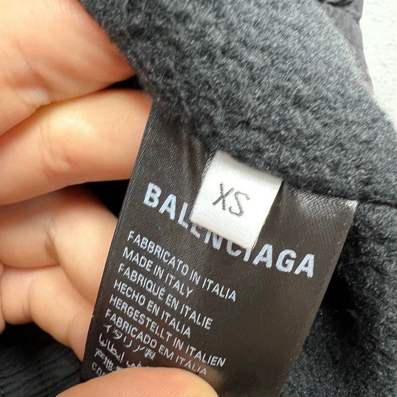 Balenciaga Logo printed high-necked zipper long sleeve jac