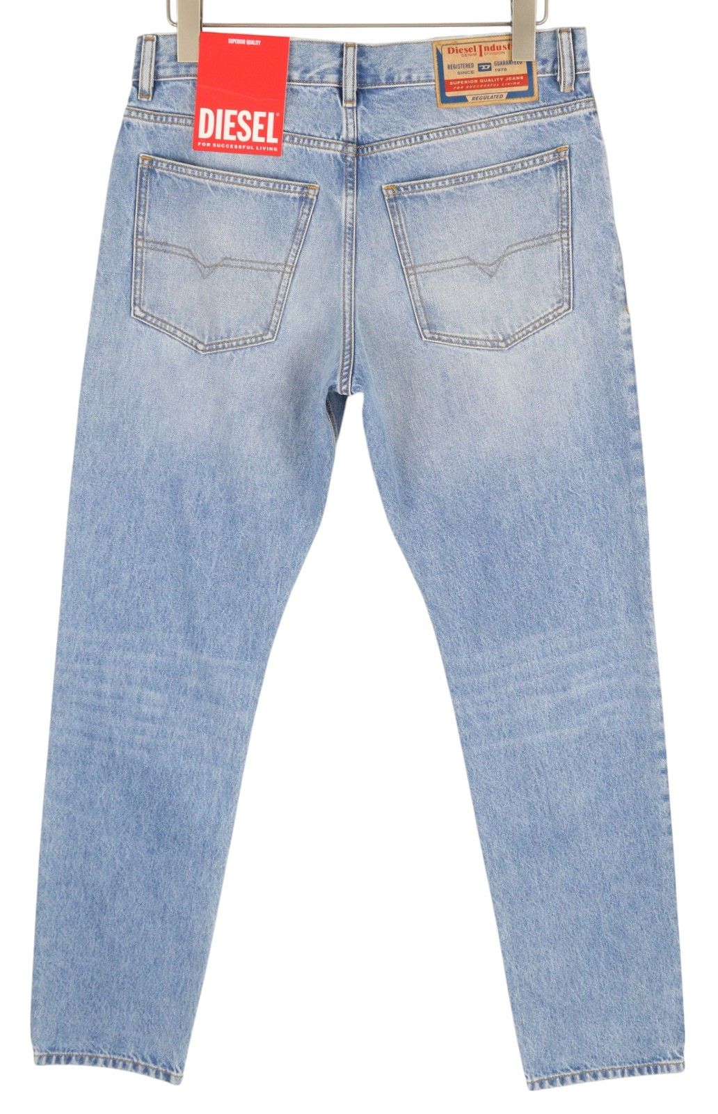 Diesel 1995 D-SARK 09I29 W32/L32 Blue Slim Straight 85406 Size US 32 / EU 48 - 4 Thumbnail