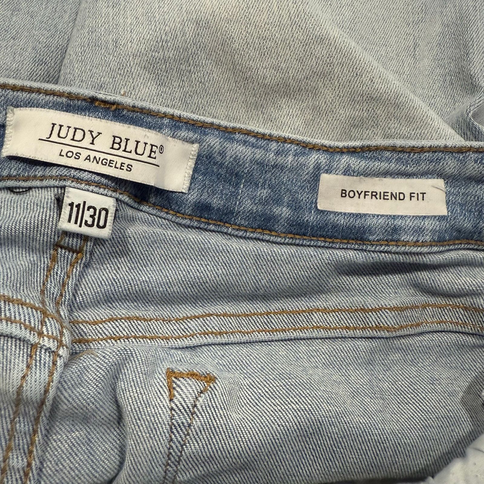 Judy Blue Judy Blue Women’s Distressed Boyfriend Jeans Size 11 Size 30" / US 8 / IT 44 - 3 Thumbnail