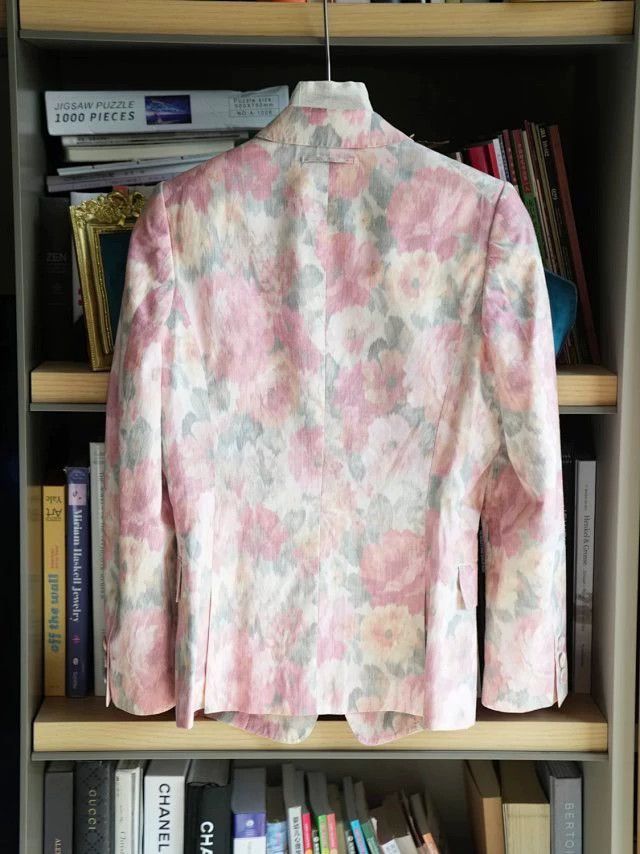 Other JPG Vintage Ink Wash Floral Suit Jacket Women's Size S / US 4 / IT 40 - 5 Thumbnail