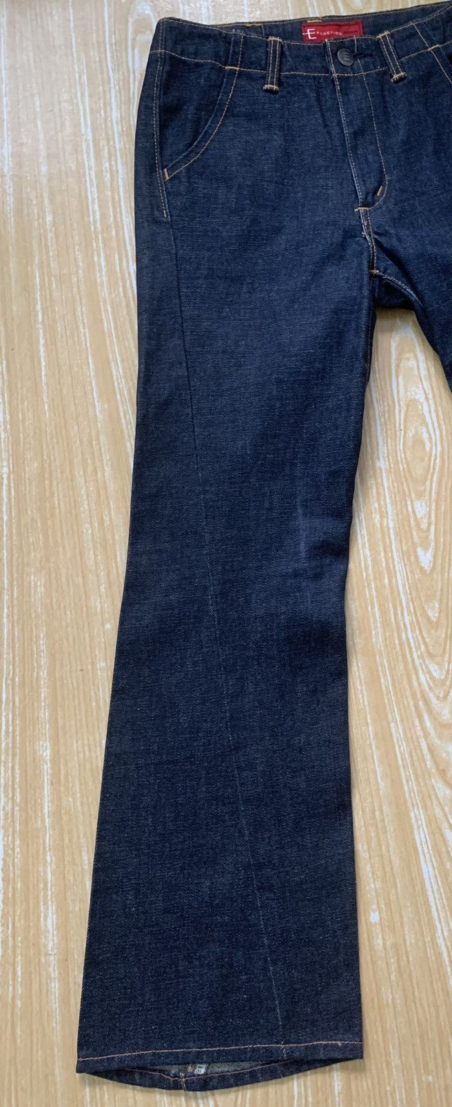 Edwin × Japanese Brand 🔥 Edwin E Function For Youth Flare Denim Jeans Pants Size 25" / US 0 / IT 36 - 9 Thumbnail