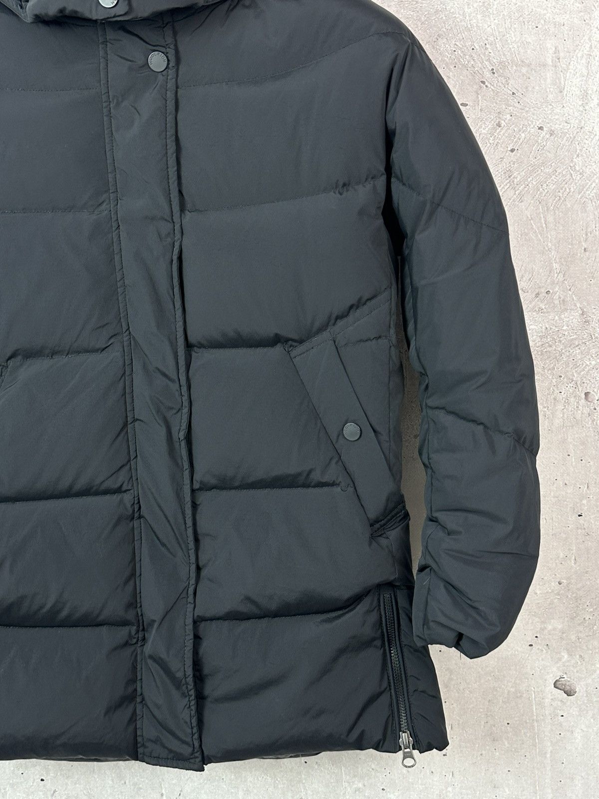 Woolrich Woolen Mills Woolrich Black Puffer Down Zipper Women’s Hooded Jacket Size XS / US 0-2 / IT 36-38 - 5 Thumbnail