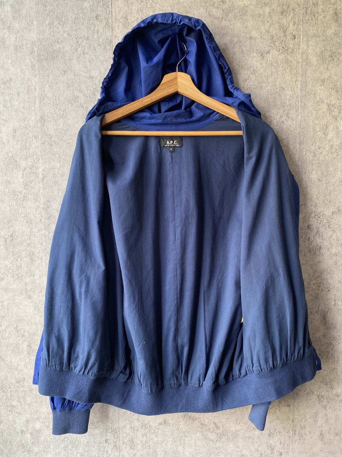 A.P.C. A.P.C Japan Button Hoodie Blue Jacket Size US M / EU 48-50 / 2 - 8 Thumbnail