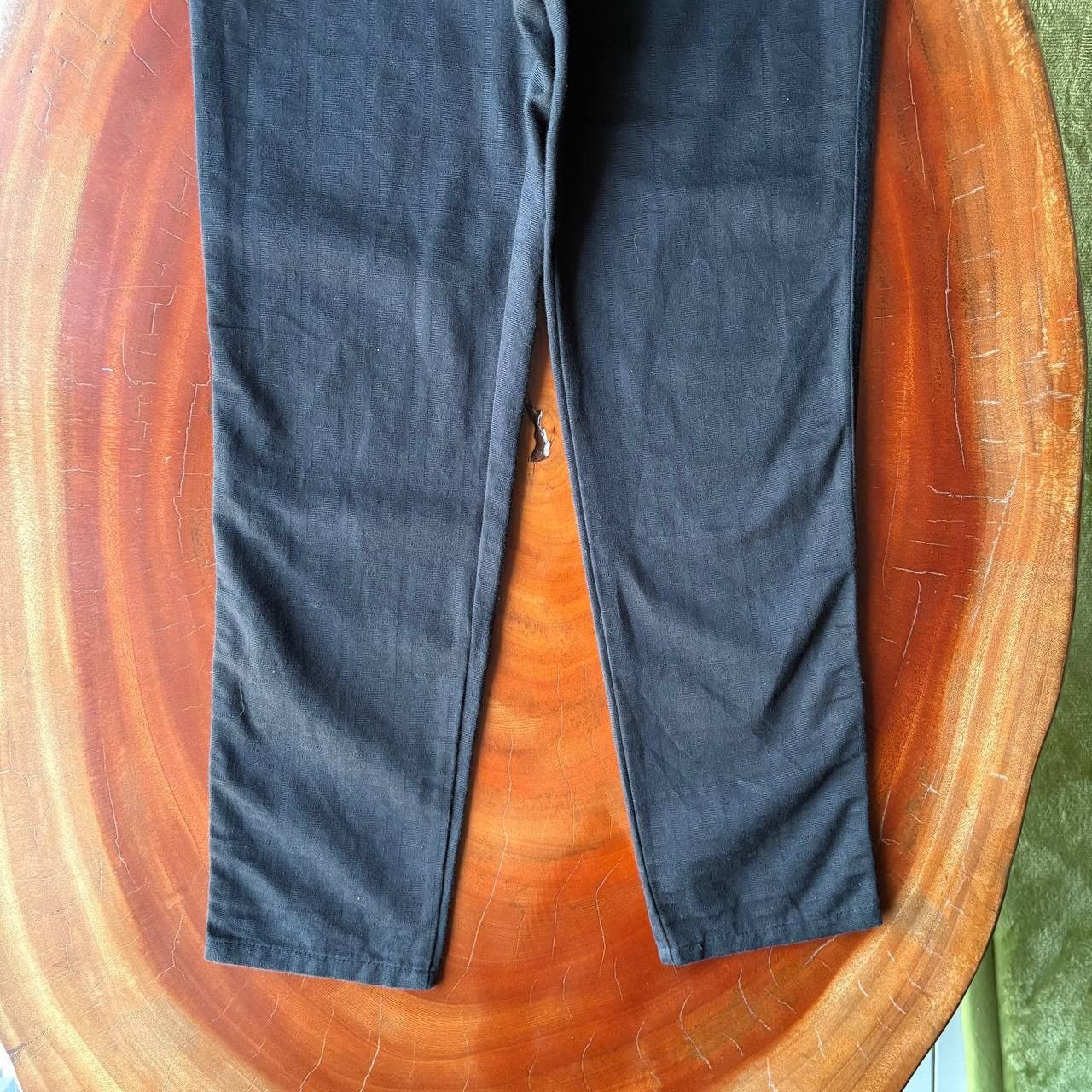 Fendi Vintage Fendi Zucca Monogram Black Jeans Pants Size US 27 - 4 Thumbnail