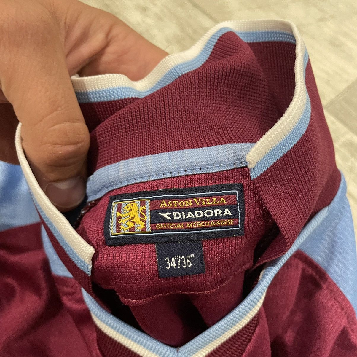 Other Aston Villa 90s diadora NTL tee soccer jersey shirt Size US S / EU 44-46 / 1 - 4 Thumbnail