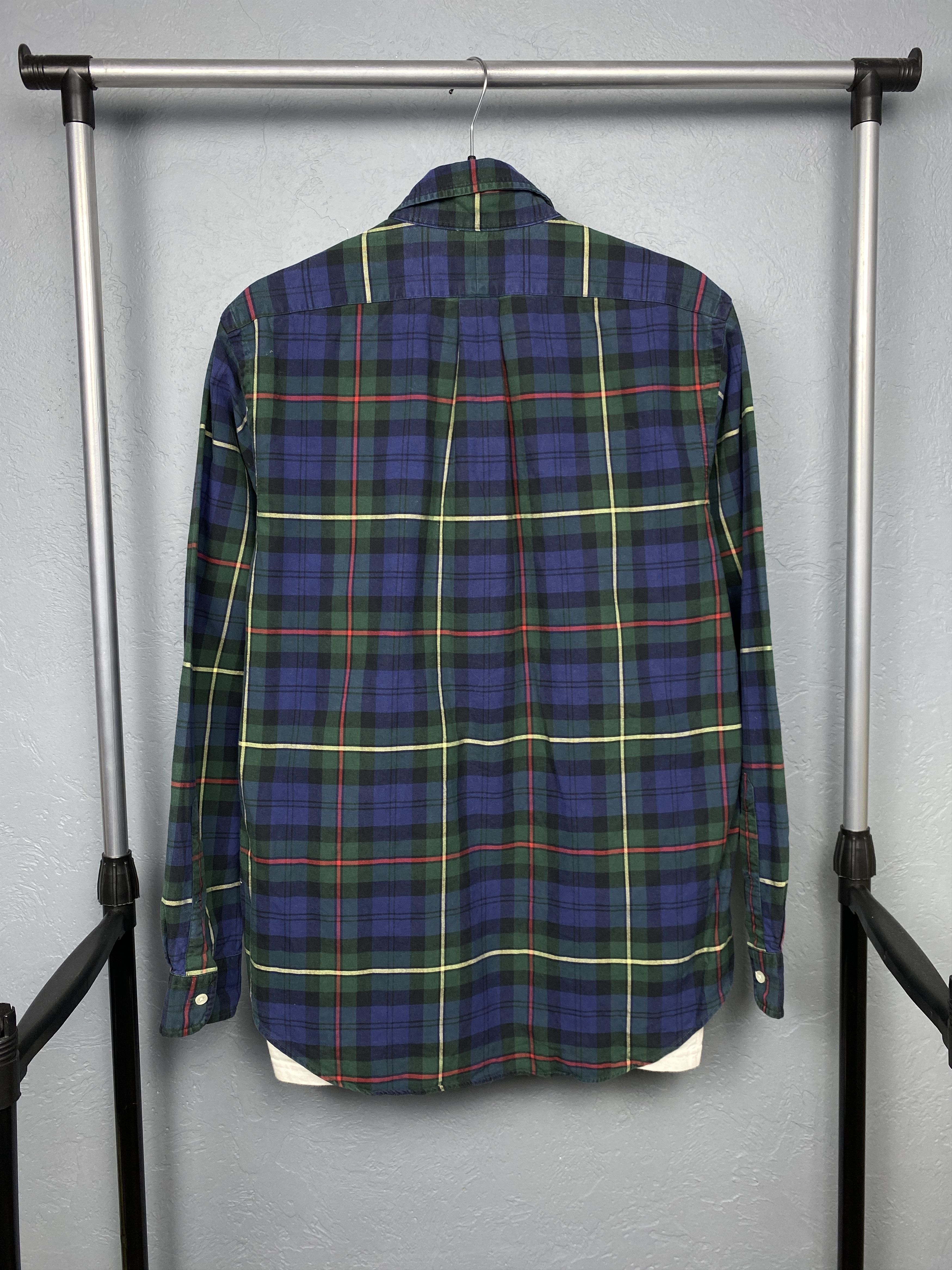 Polo Ralph Lauren × Ralph Lauren Polo Ralph Lauren Vintage Mens Plaid Long Sleeve Shirt Size US M / EU 48-50 / 2 - 7 Thumbnail