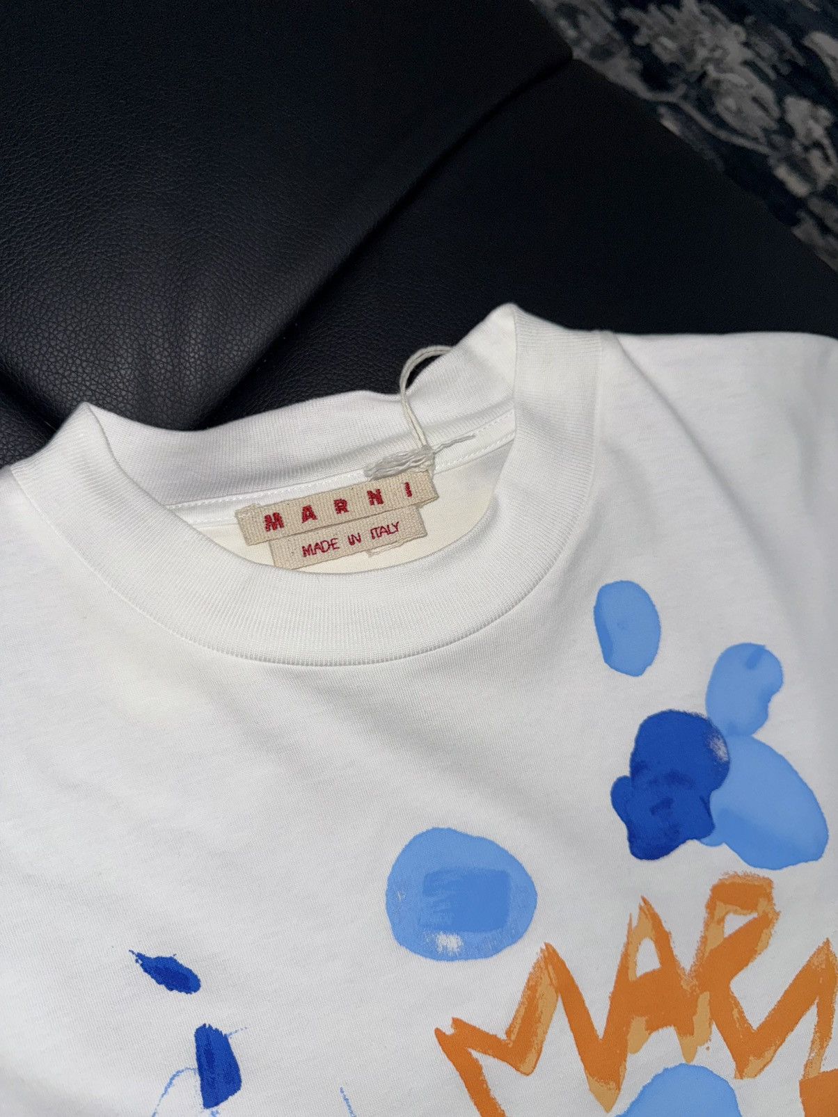 Marni Marni logo t shirt Size US M / EU 48-50 / 2 - 3 Thumbnail