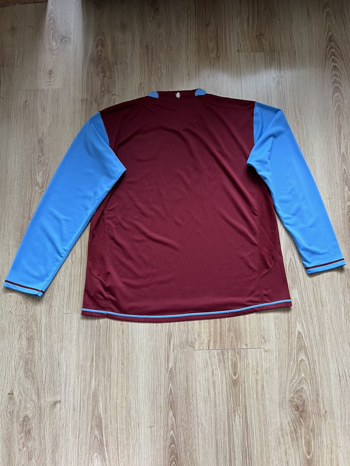 Nike Nike Aston Villa 2007-2008 Long Sleeve Home Soccer Jersey Size US XL / EU 56 / 4 - 18 Thumbnail