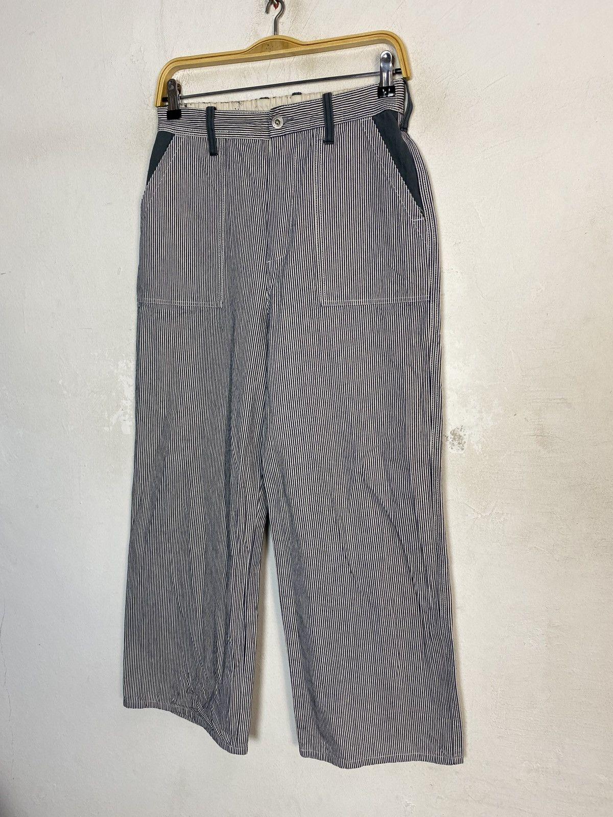 Universal Works Universal Coverall Chicago Hickory Pant Uniform Size US 26 / EU 42 - 4 Thumbnail