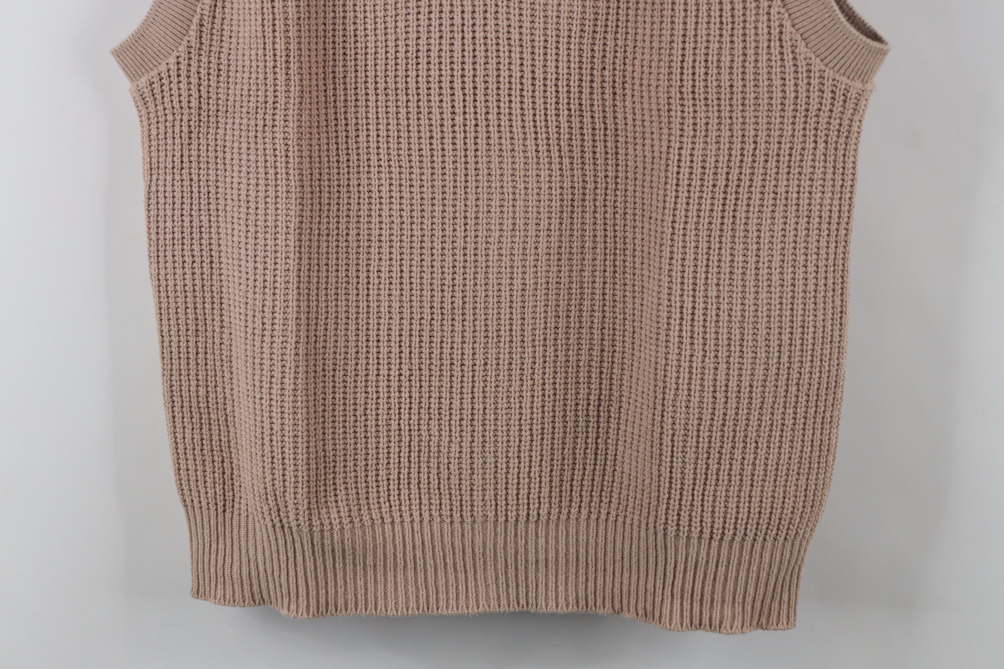 Vintage Vintage 70s Streetwear Cotton Ribbed Knit Sweater Vest USA Size US M / EU 48-50 / 2 - 3 Thumbnail