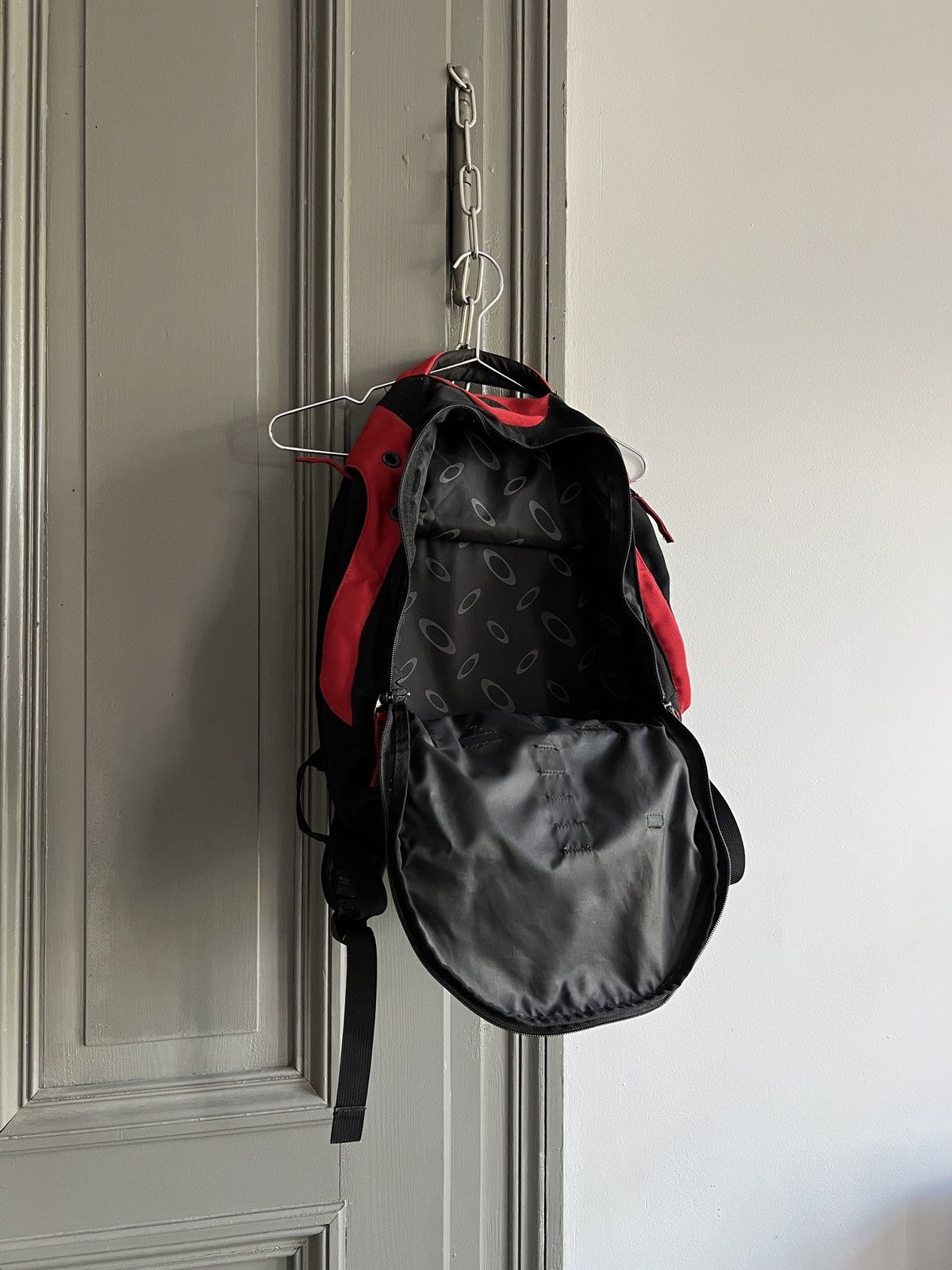 Oakley Oakley Vintage Red Backpack Gorpcore Backpack Size ONE SIZE - 9 Thumbnail
