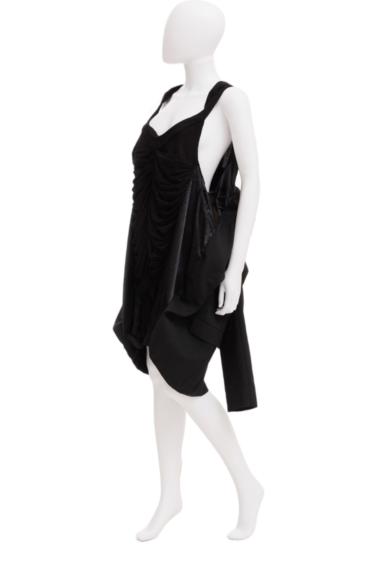 John Galliano × Maison Margiela S/S 2018 Double Layered Reconstructed Blazer Dress Size S / US 4 / IT 40 - 6 Thumbnail
