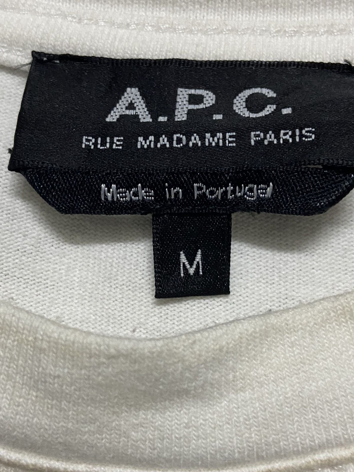 A.P.C. A.P.C Rue Madame Paris Tshirt Size US M / EU 48-50 / 2 - 2 Thumbnail