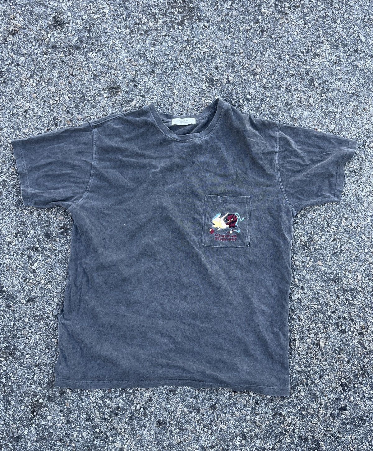 If Six Was Nine × Japanese Brand × Le Grande Bleu (L.G.B.) Mezame No Isshun Mae Trashed Tshirt Size US L / EU 52-54 / 3 - 1 Thumbnail