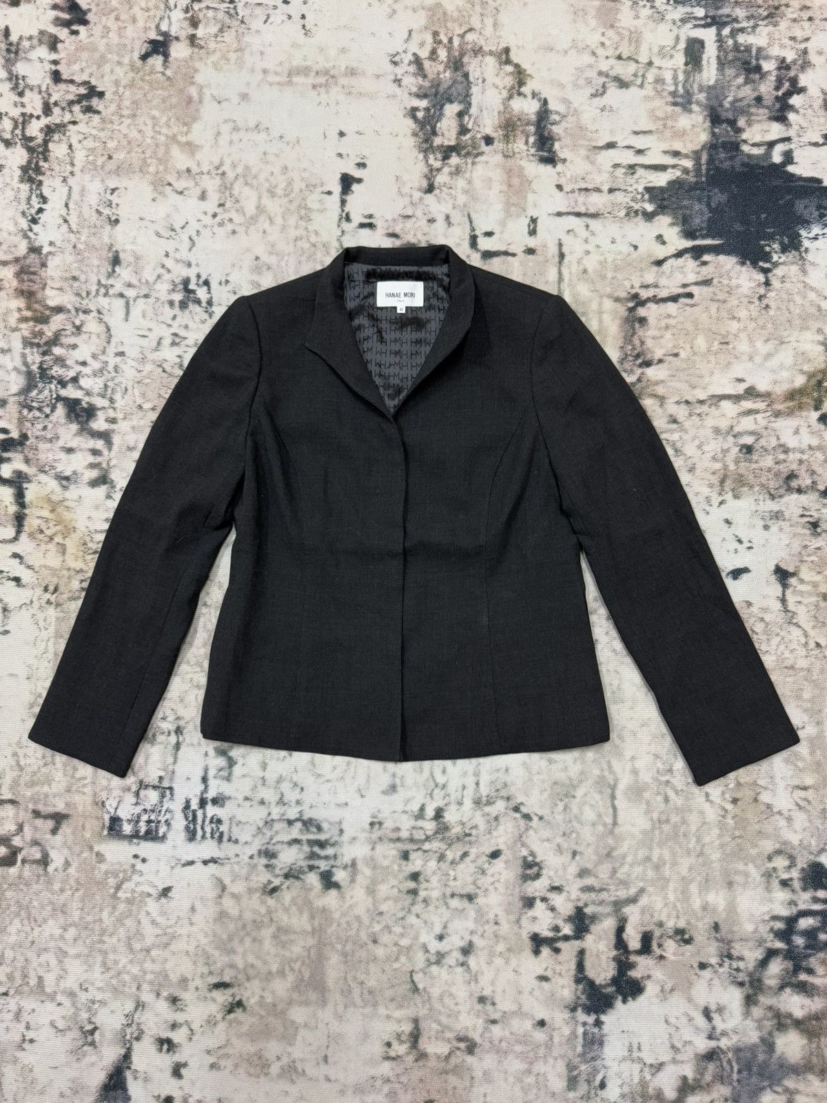 Hanae Mori × Japanese Brand × Vintage Hanae Mori Hiden Button Coats Size S / US 4 / IT 40 - 3 Thumbnail