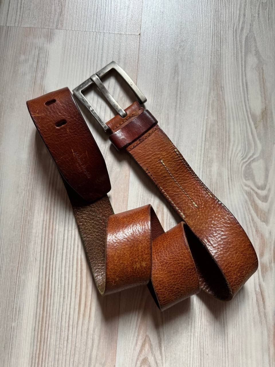 Maison Margiela vintage 90s leather belt archive avant garde