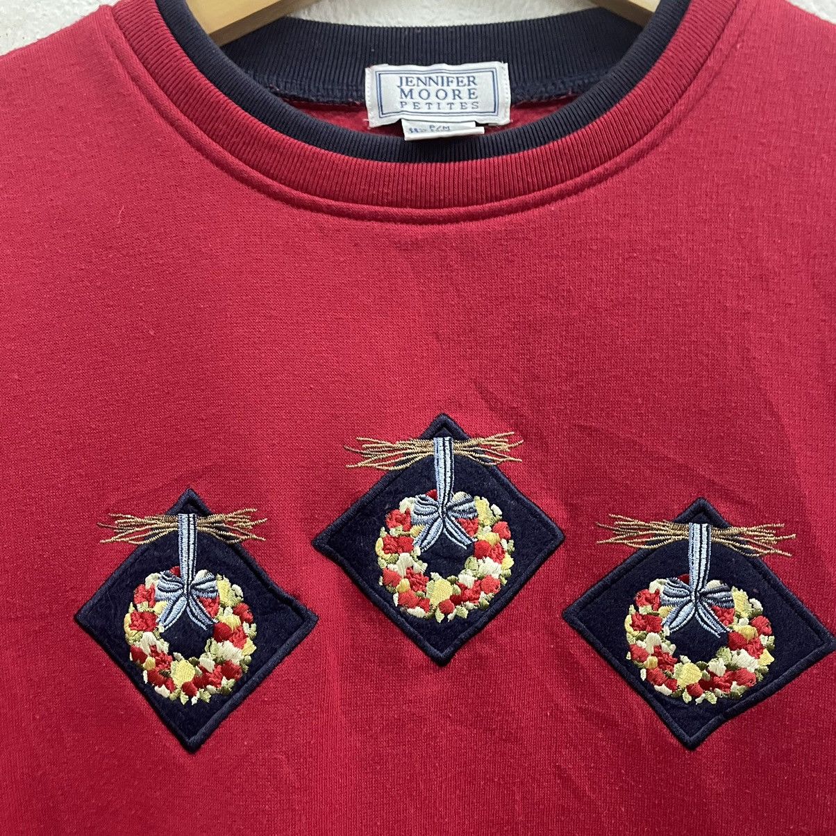 Vintage 🔥Vintage Jennifer Moore Motive Flower Design Sweatshirts Size US S / EU 44-46 / 1 - 4 Thumbnail