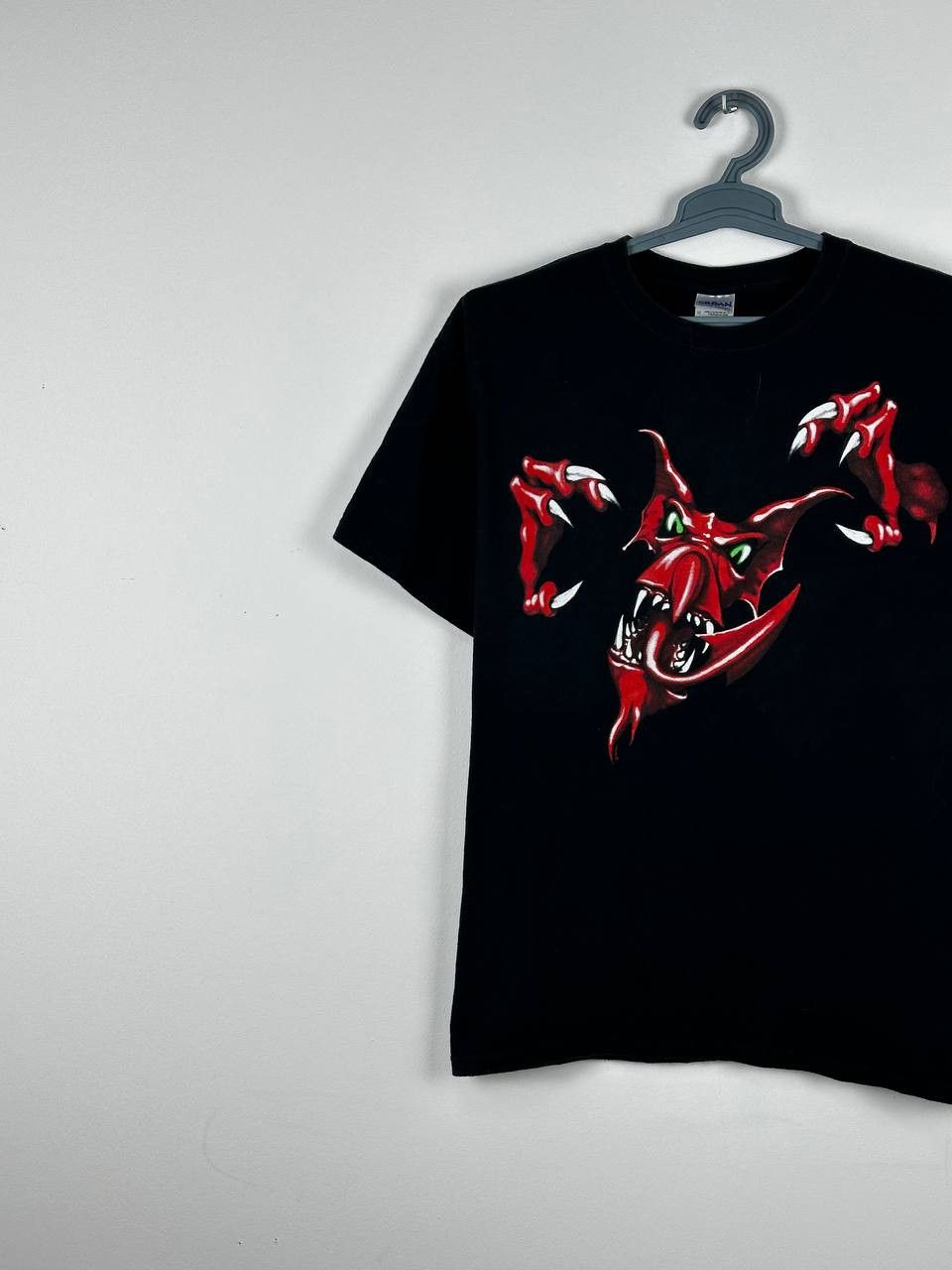 Band Tees × Vintage Vintage Scary Monster Devil Hell Band Punk Rock T Shirt Size US L / EU 52-54 / 3 - 2 Thumbnail