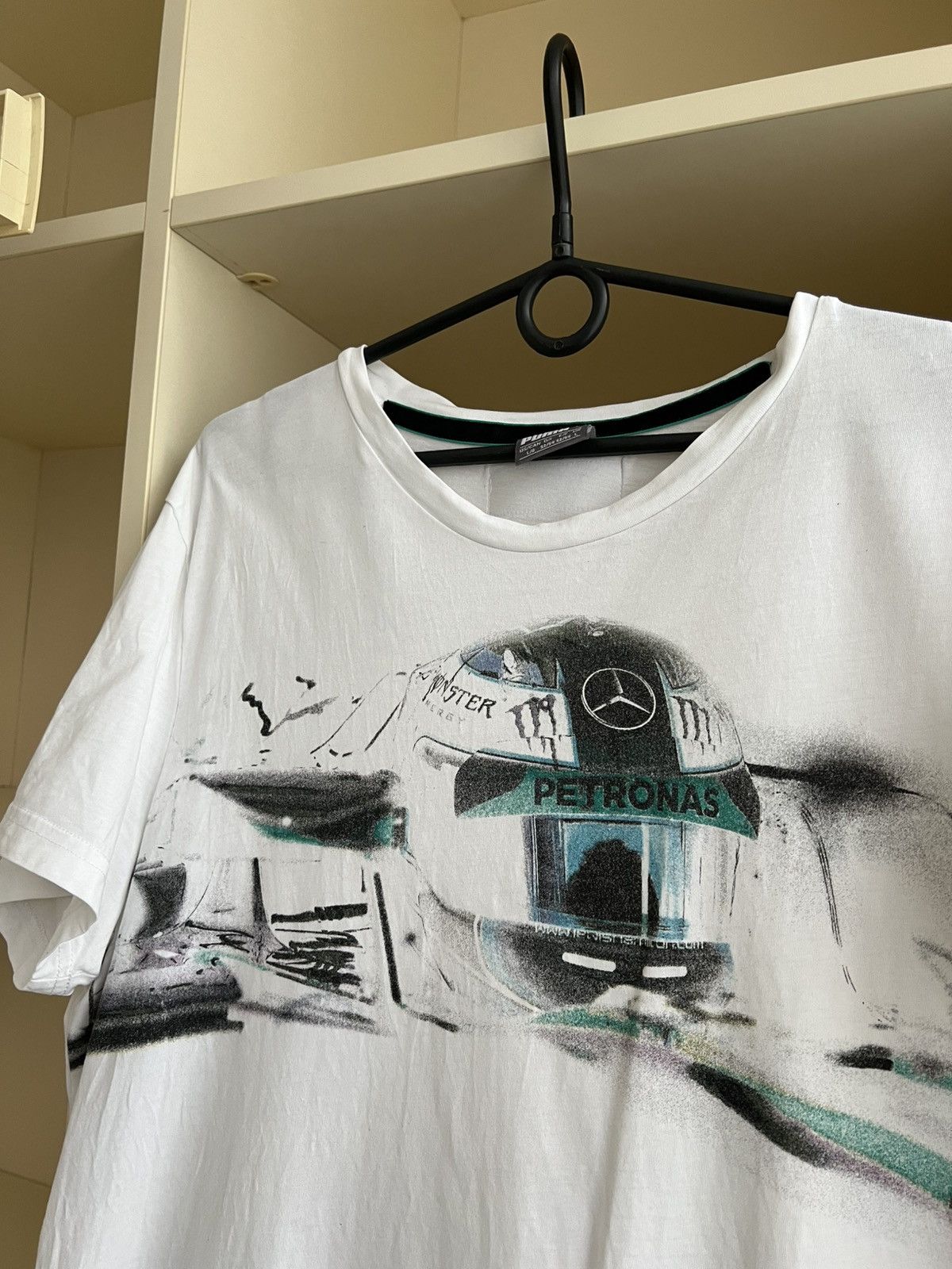 Mercedes-Benz Puma Mercedes Racing F1 Tee T-Shirt Lewis Hamilton Size US L / EU 52-54 / 3 - 5 Thumbnail