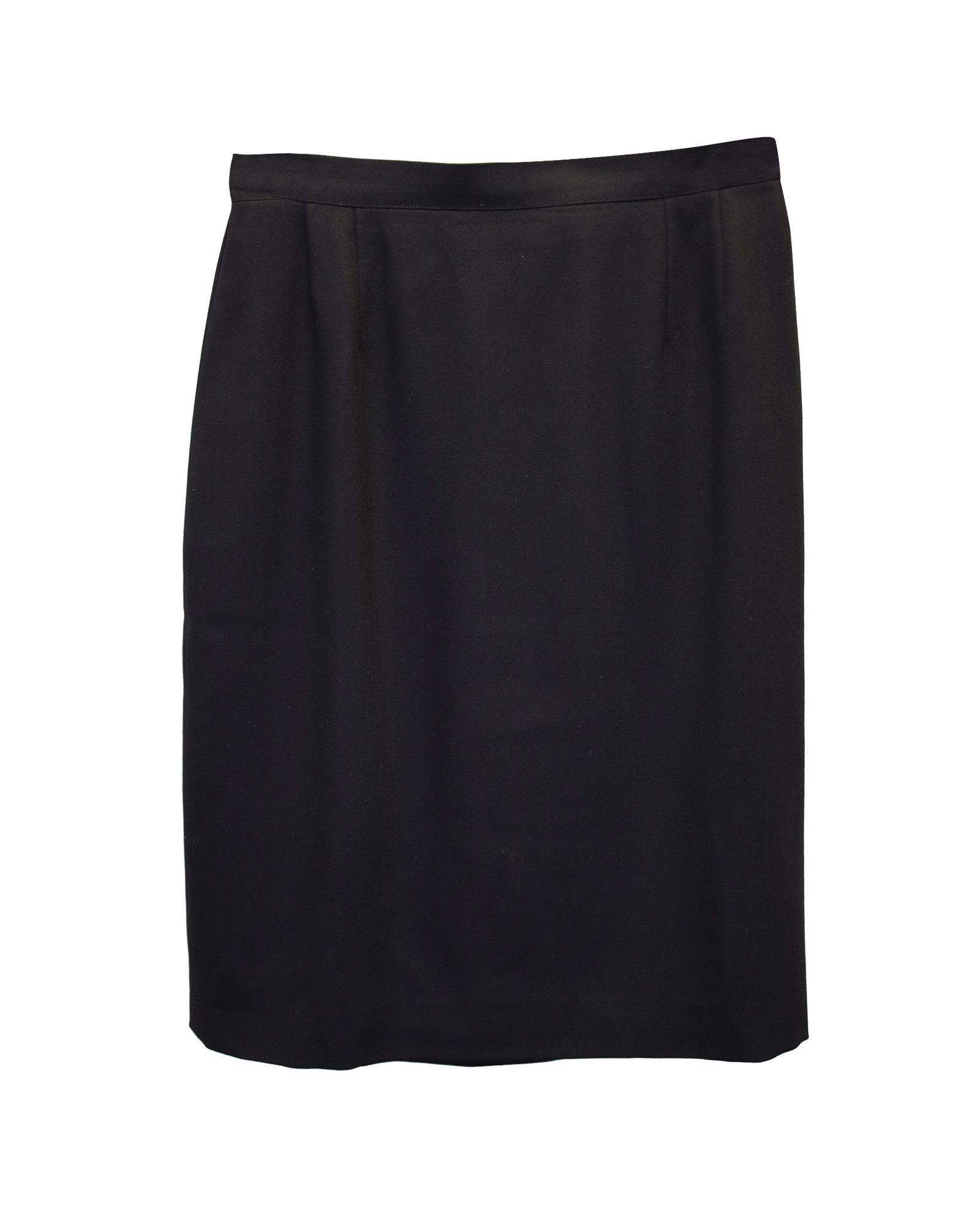 Giorgio Armani Giorgio Armani Le Collezioni Pencil Skirt in Black Wool Size 25" / US 0 / IT 36 - 1 Thumbnail