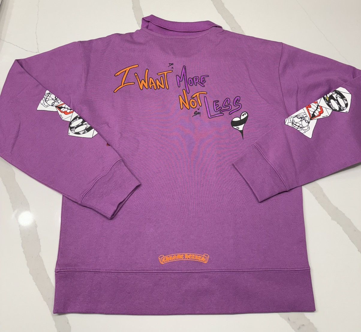 Chrome Hearts 🔥Chrome Hearts Mattyboy Purple Polo Shirt🔥 Size US S / EU 44-46 / 1 - 2 Thumbnail