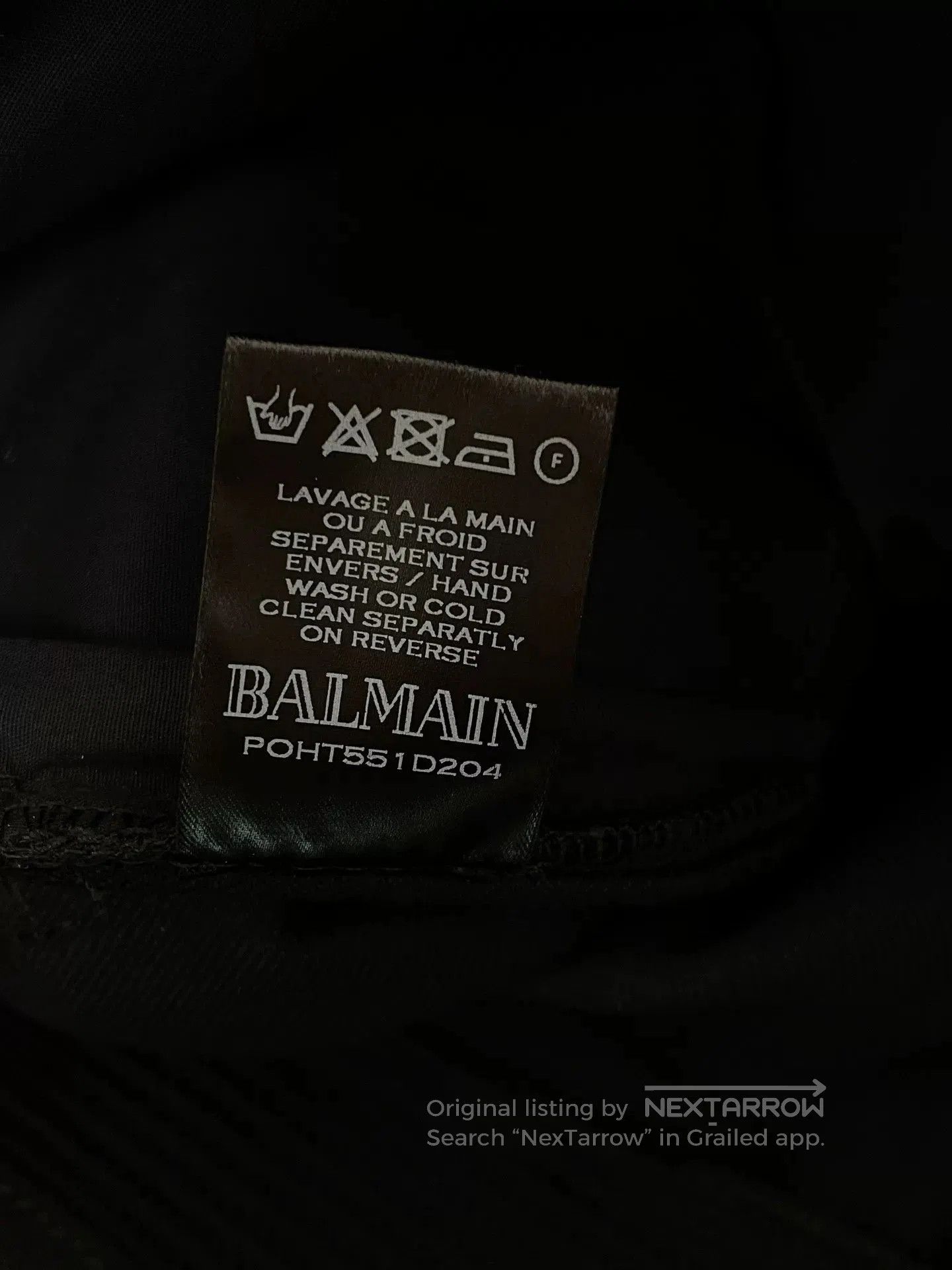 Balmain Balmain Leather Panel Biker Jeans. Size US 30 / EU 46 - 4 Thumbnail