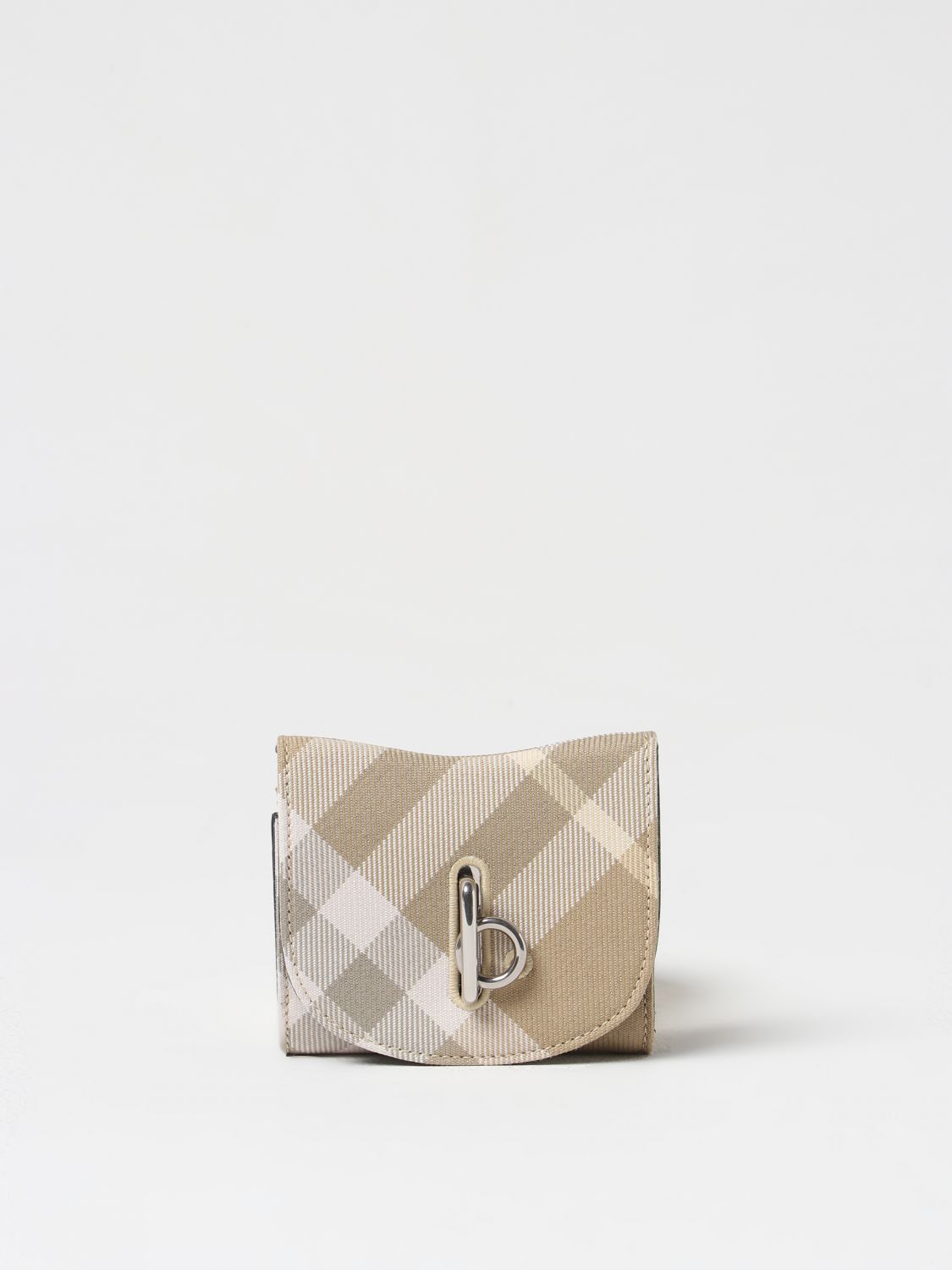 image of Burberry Wallet Woman Beige, Women's
