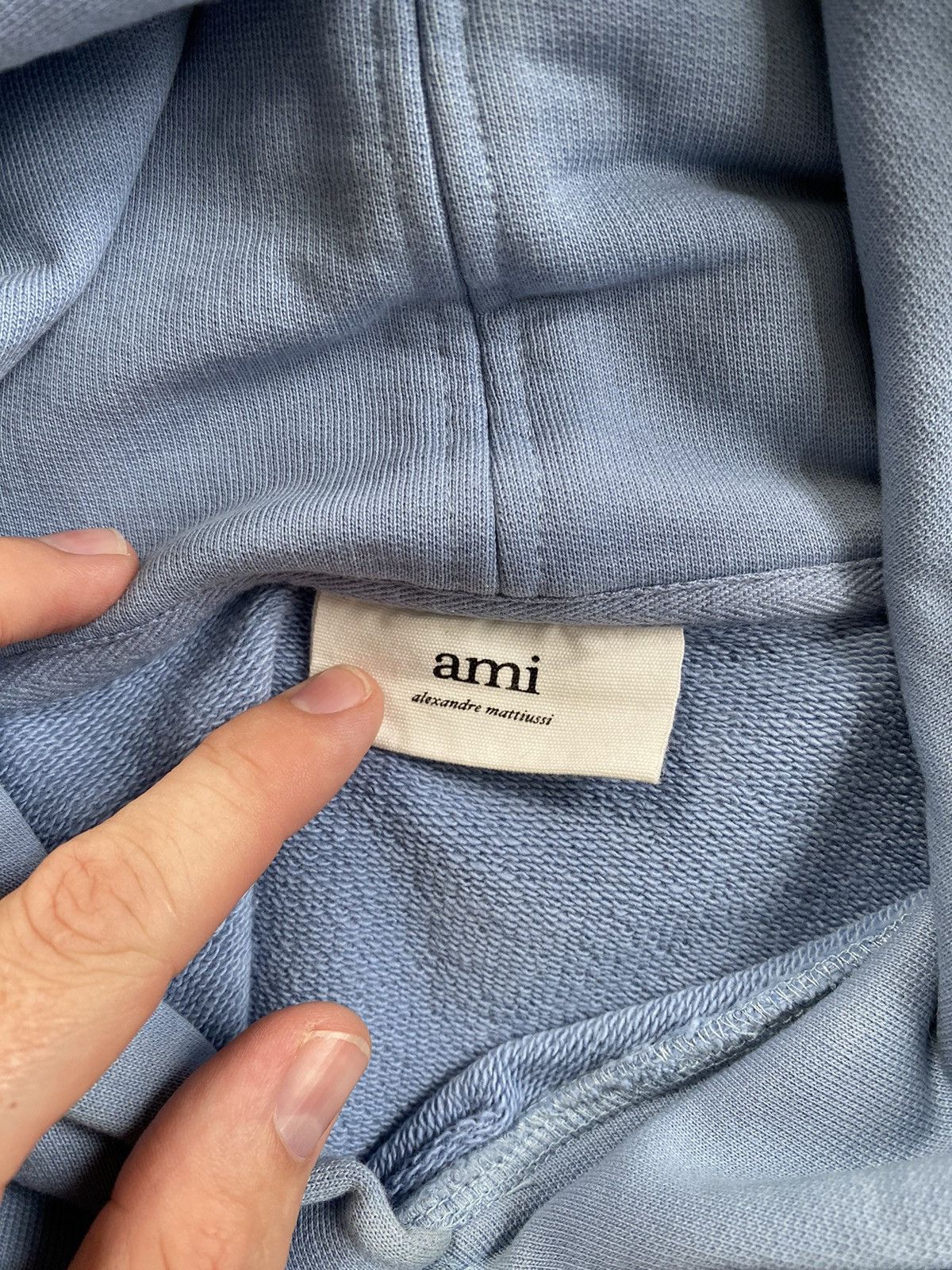 AMI Ami Paris Light Blue Hoodie Size US XL / EU 56 / 4 - 5 Thumbnail
