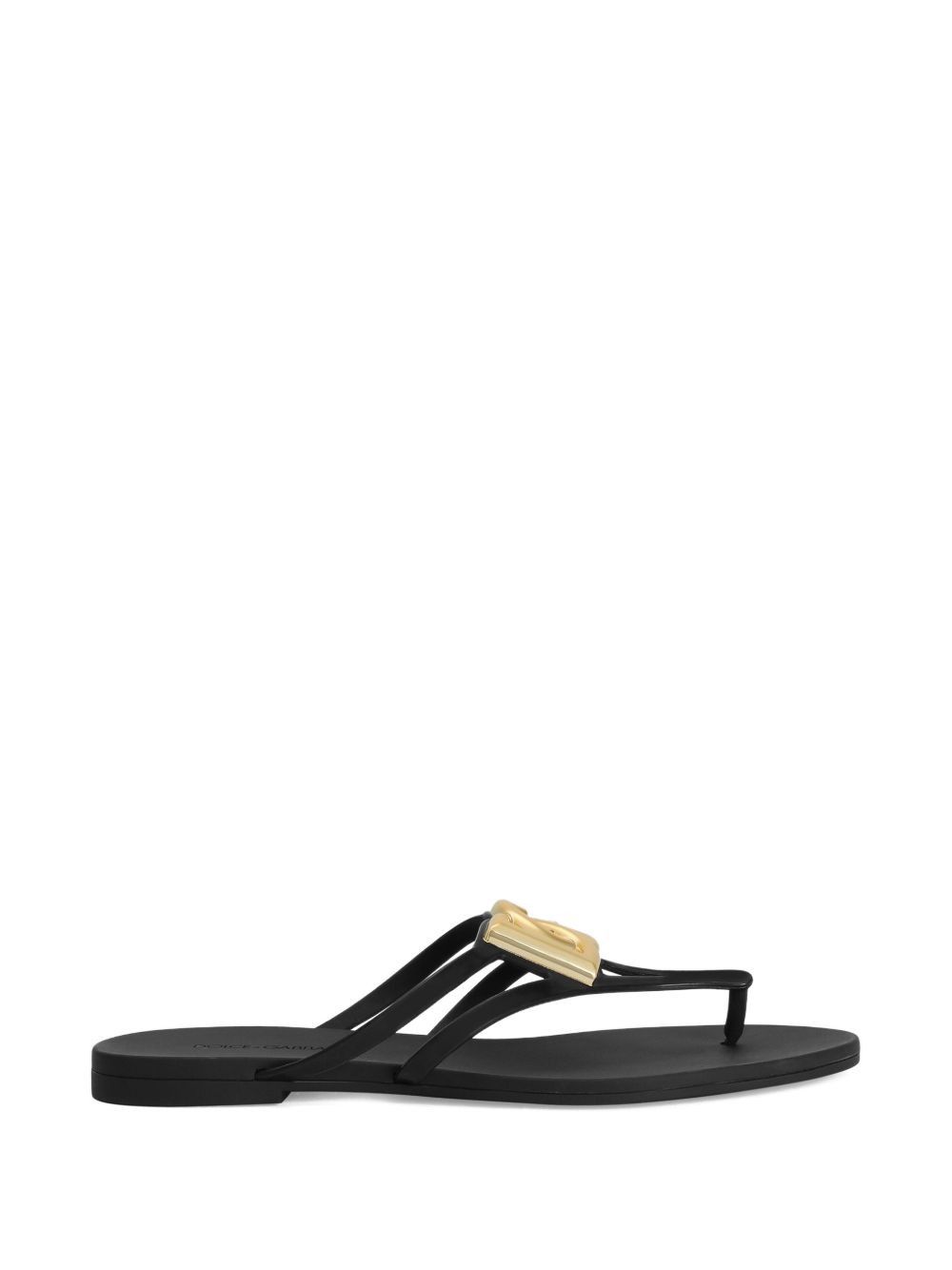 Dolce & Gabbana DG LOGO THONG SANDALS Size US 6 / IT 36 - 1 Thumbnail