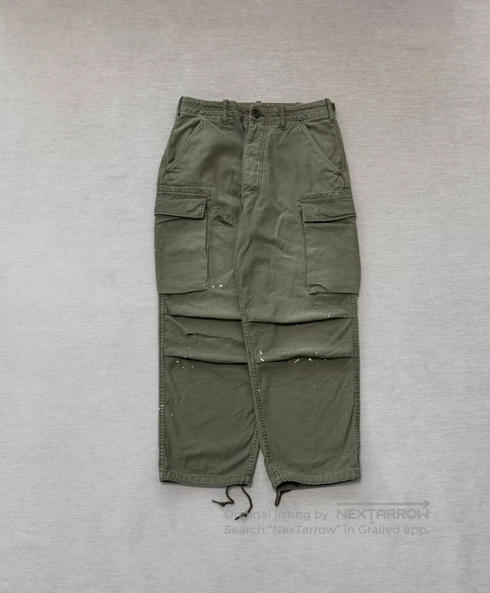 Madness vintage water-washed utility cargo pants. Size US 32 / EU 48 - 1 Thumbnail