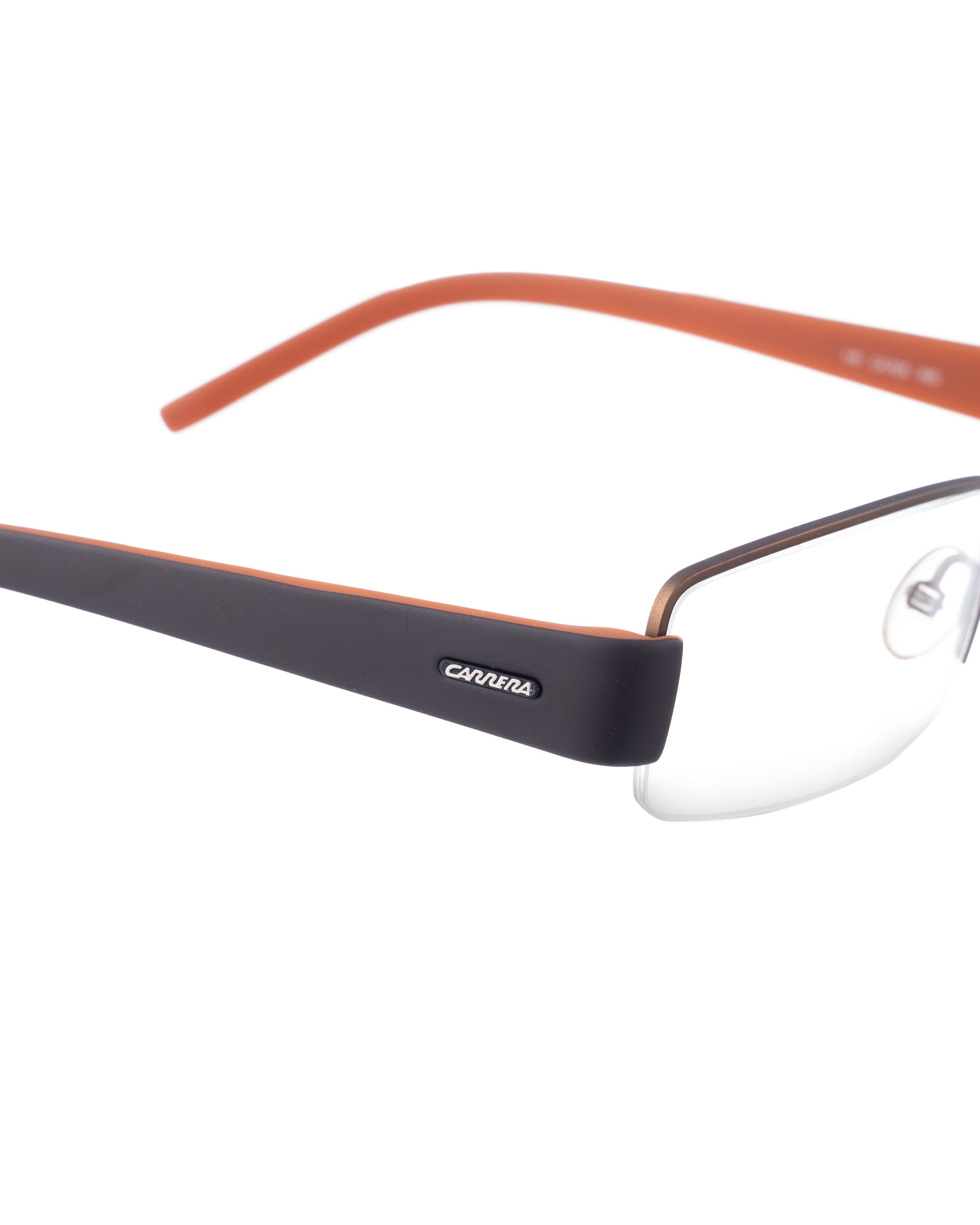 Carrera Carrera 00s Orange & Brown Matte Half Rim Glasses Size ONE SIZE - 1 Thumbnail